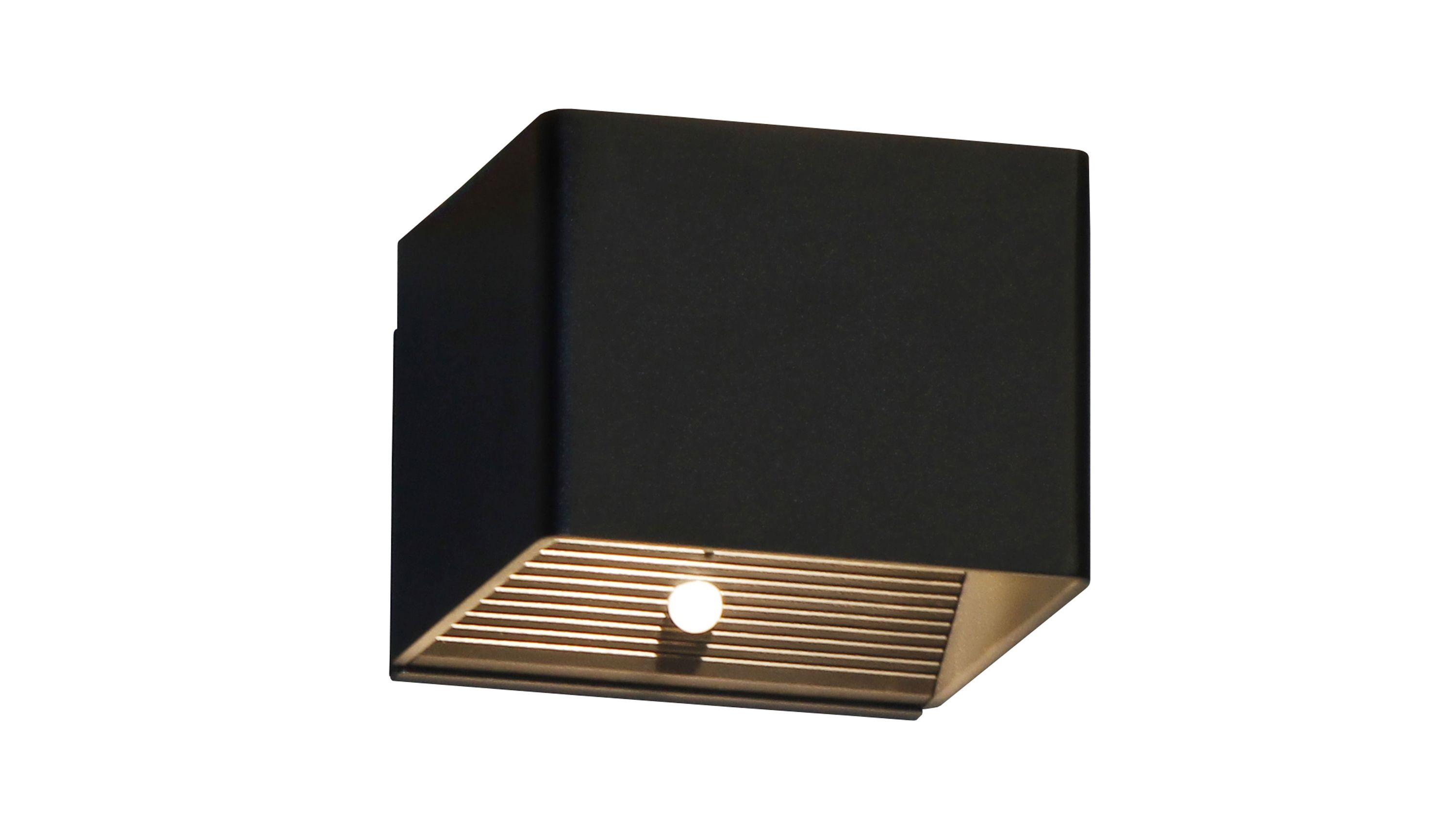 FH LIGHTING Akku Leuchten Serie Magnetic sandschwarzes Metall - ca. 11 x 8 cm