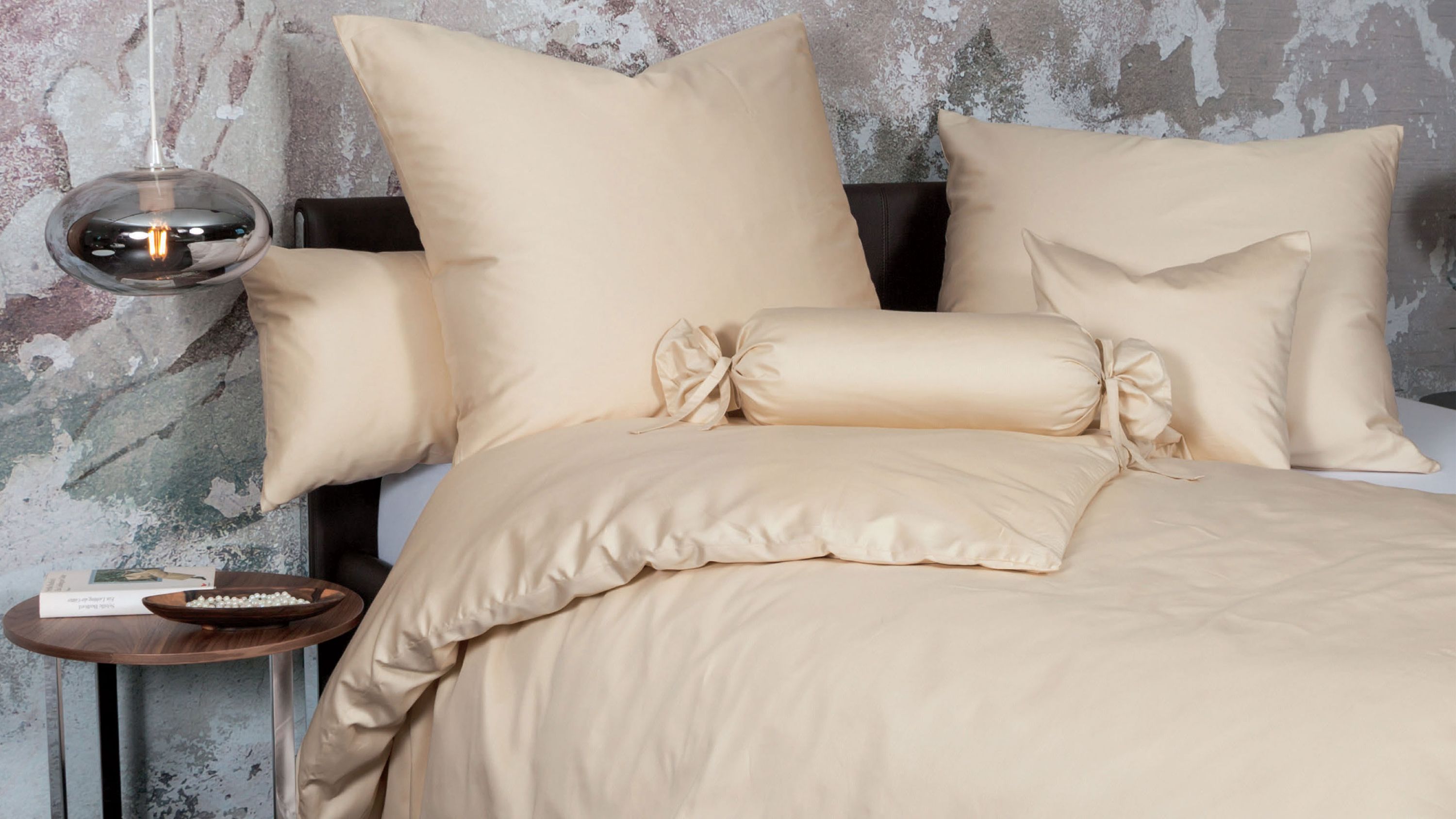 Janine® Bettwäsche-Set Sand - ca. 155 x 220 cm