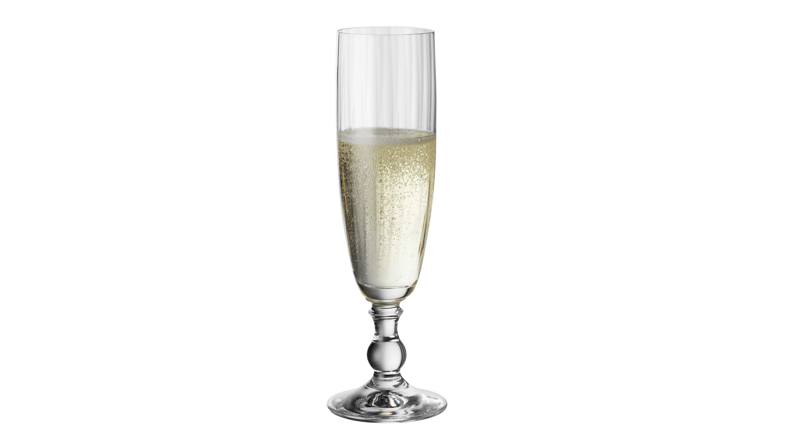 BOHEMIA Cristal Sektglas Georgia Kristallglas - ca. 230 ml