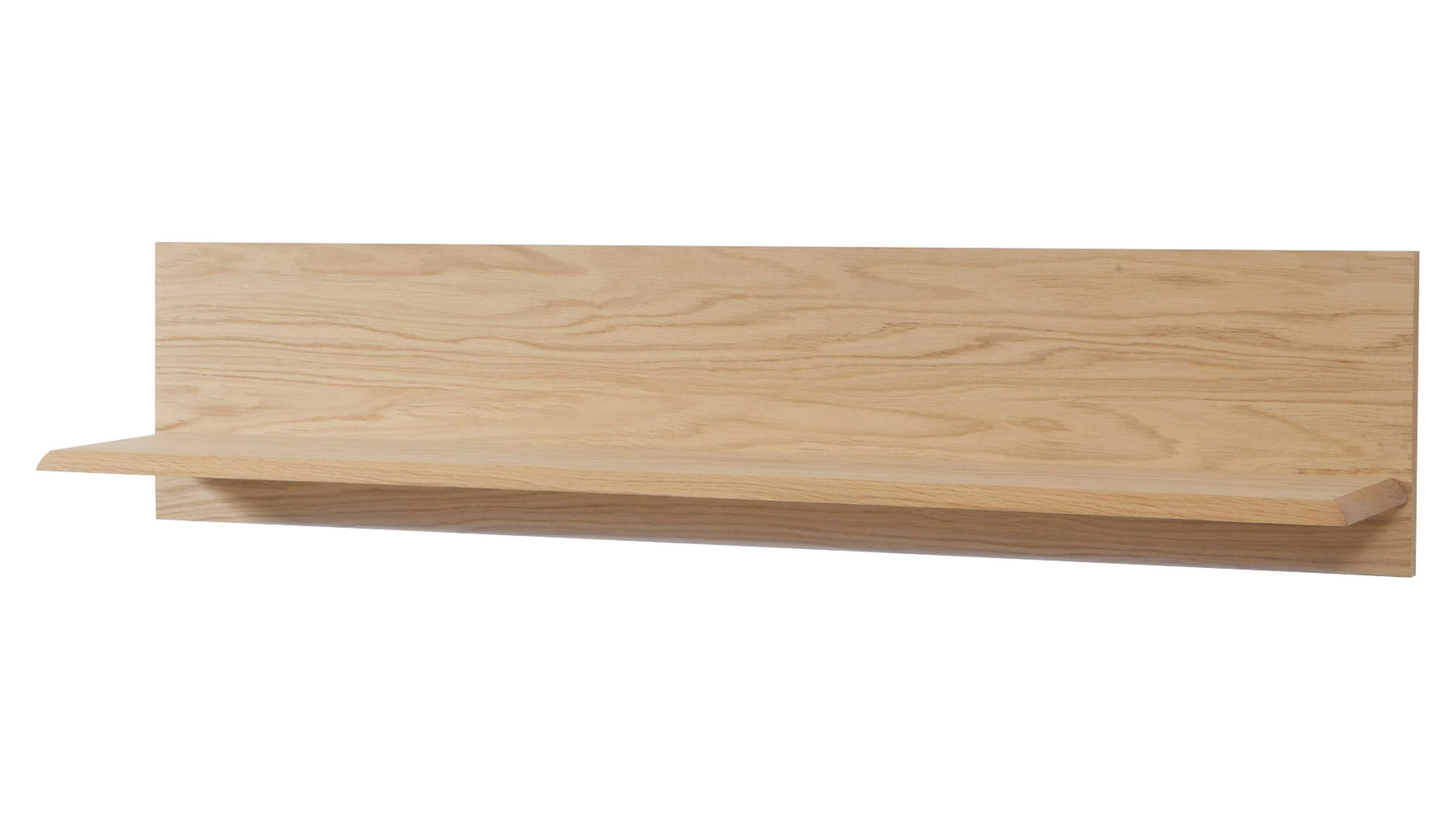 Helles Wandboard mit Rückwand aus Holz in naturfarben