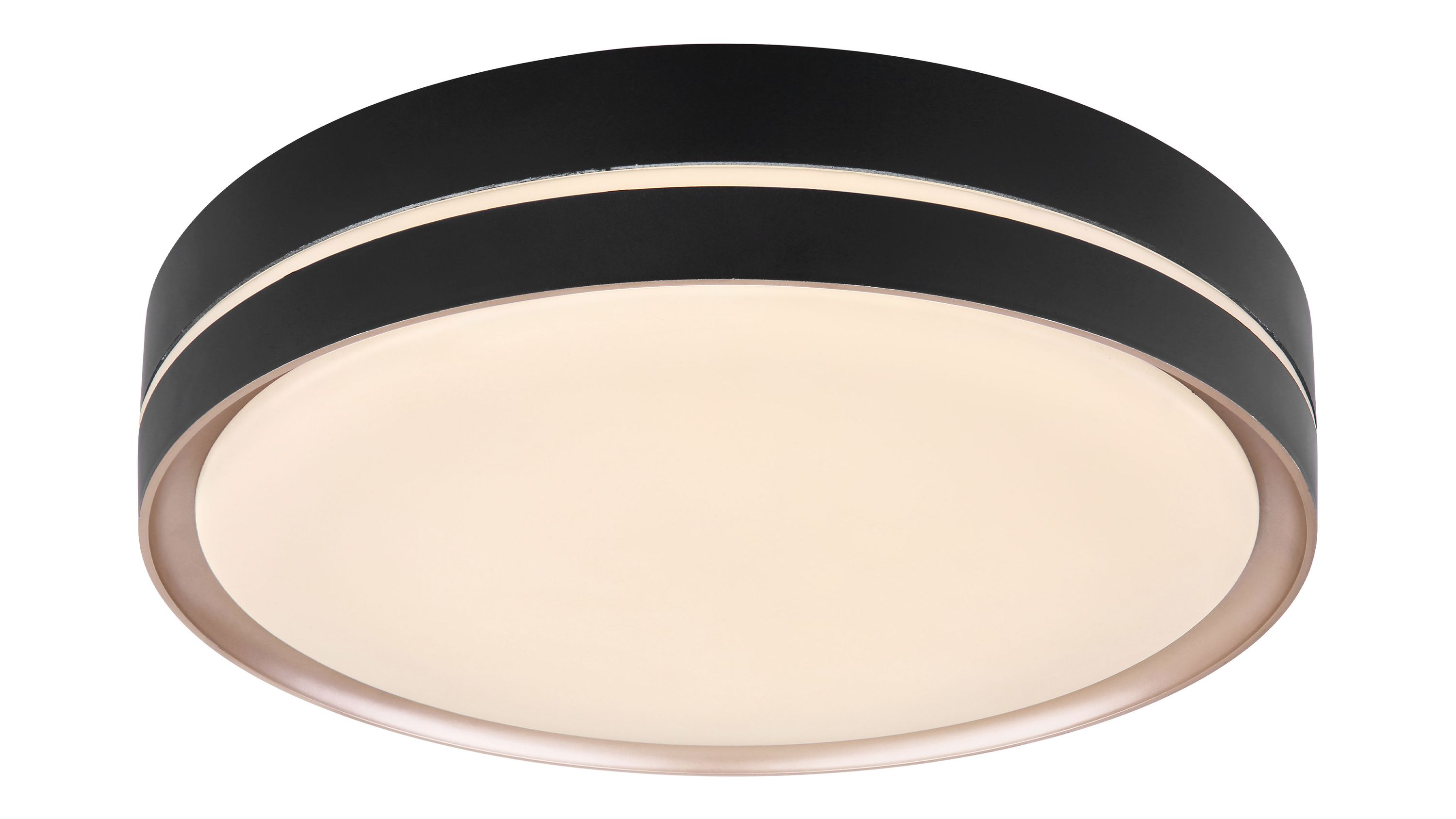 GLOBO Deckenlampe Manni schwarzes Metall - Durchmesser ca. 39 cm