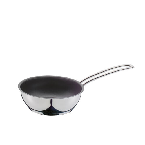 Mini-Bratpfanne aus Stahl  langem Griff