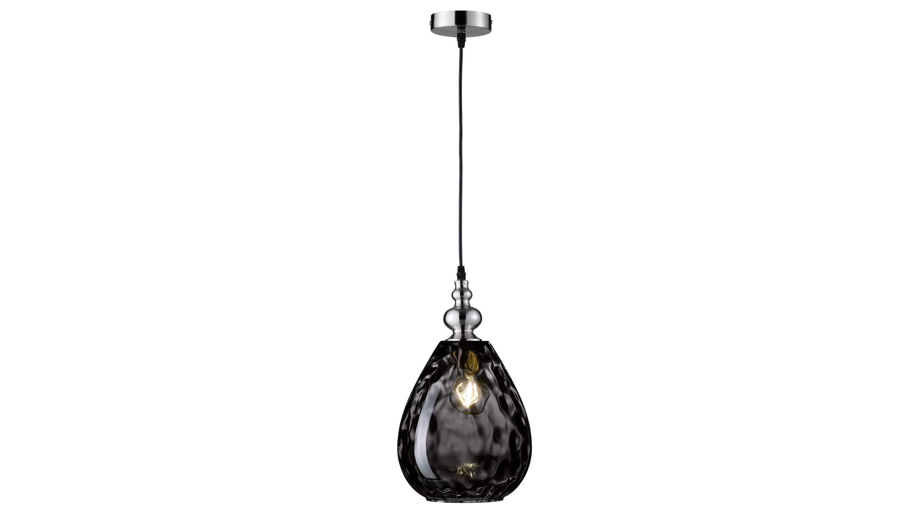 FH Hängeleuchte Uller Rauchglas  Durchmesser ca. 20 cm