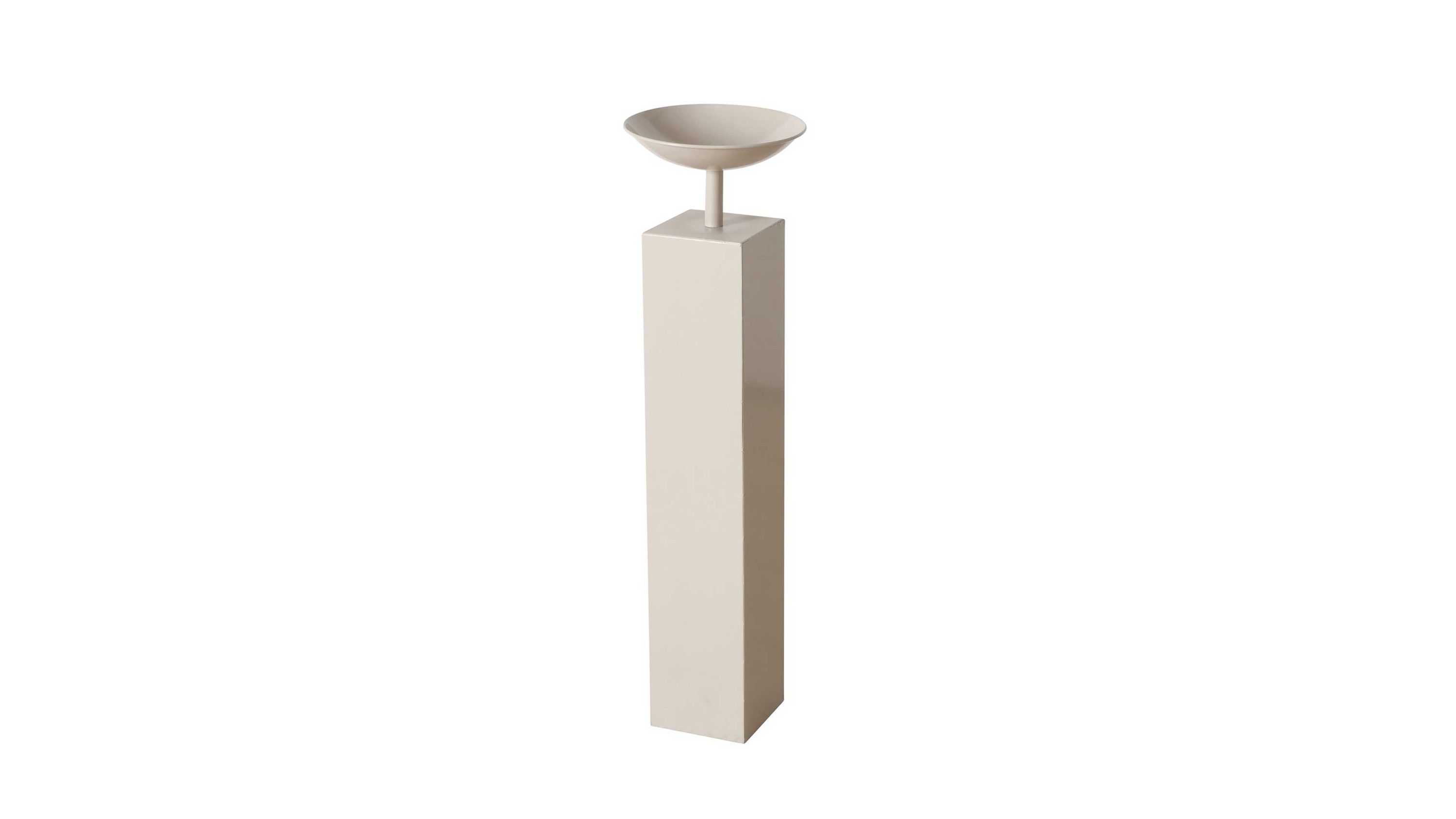 Dekoschale Kiana beiges Metall - Höhe ca. 90 cm