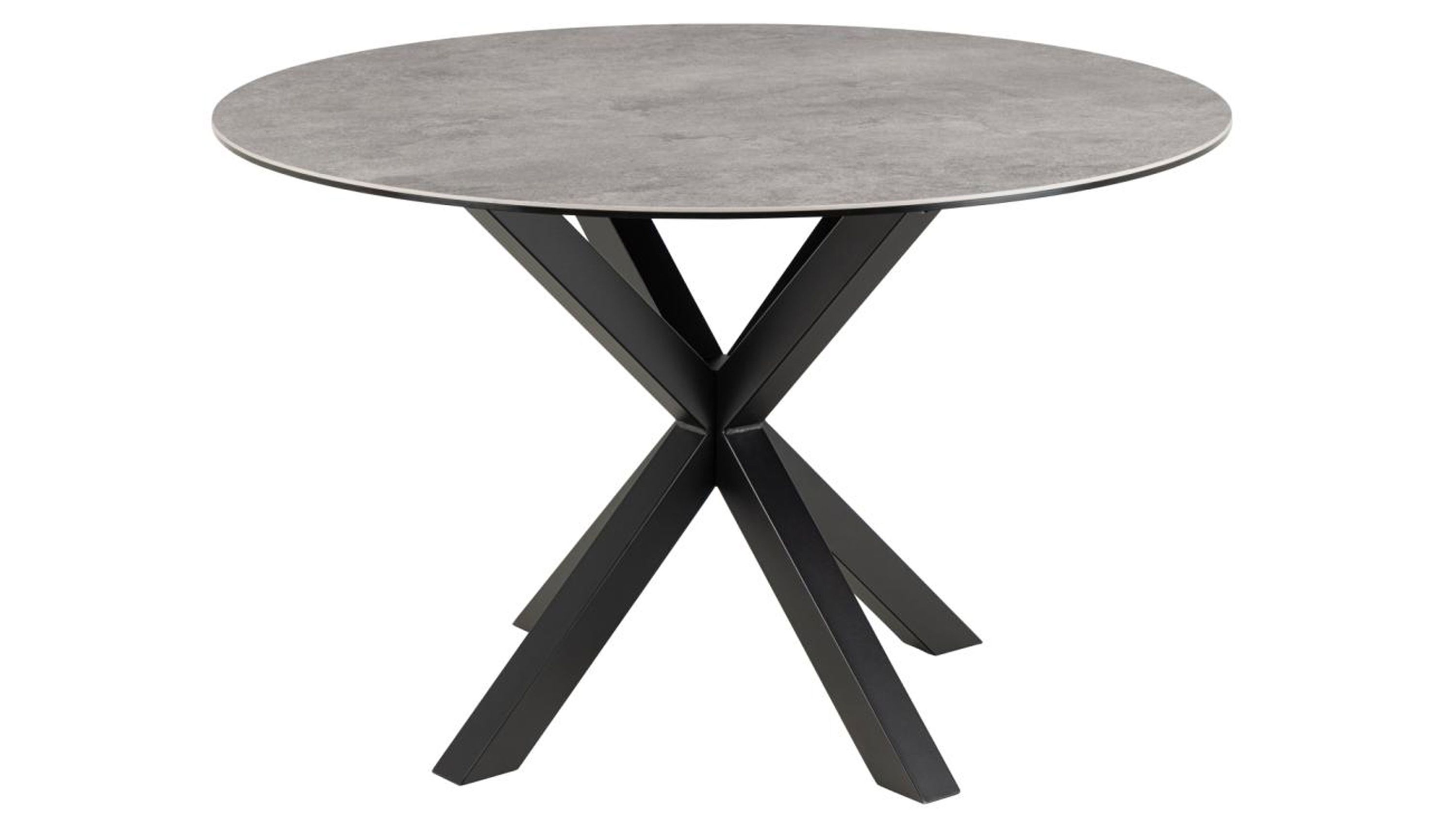 Esstisch Heaven Grau & Metall - ca. 119 cm Durchmesser