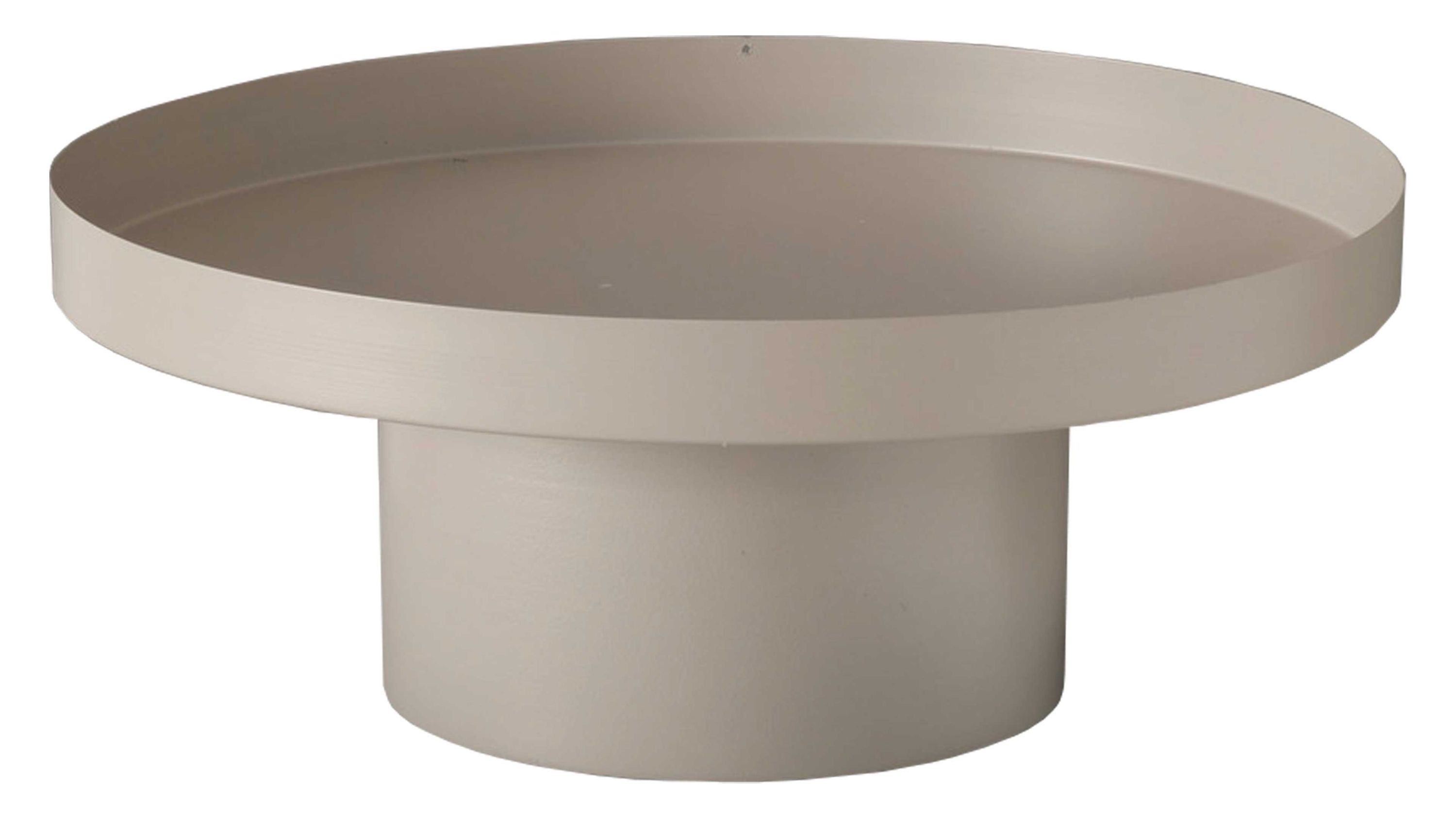 Tablett Samona Beige - Durchmesser ca. 35 cm