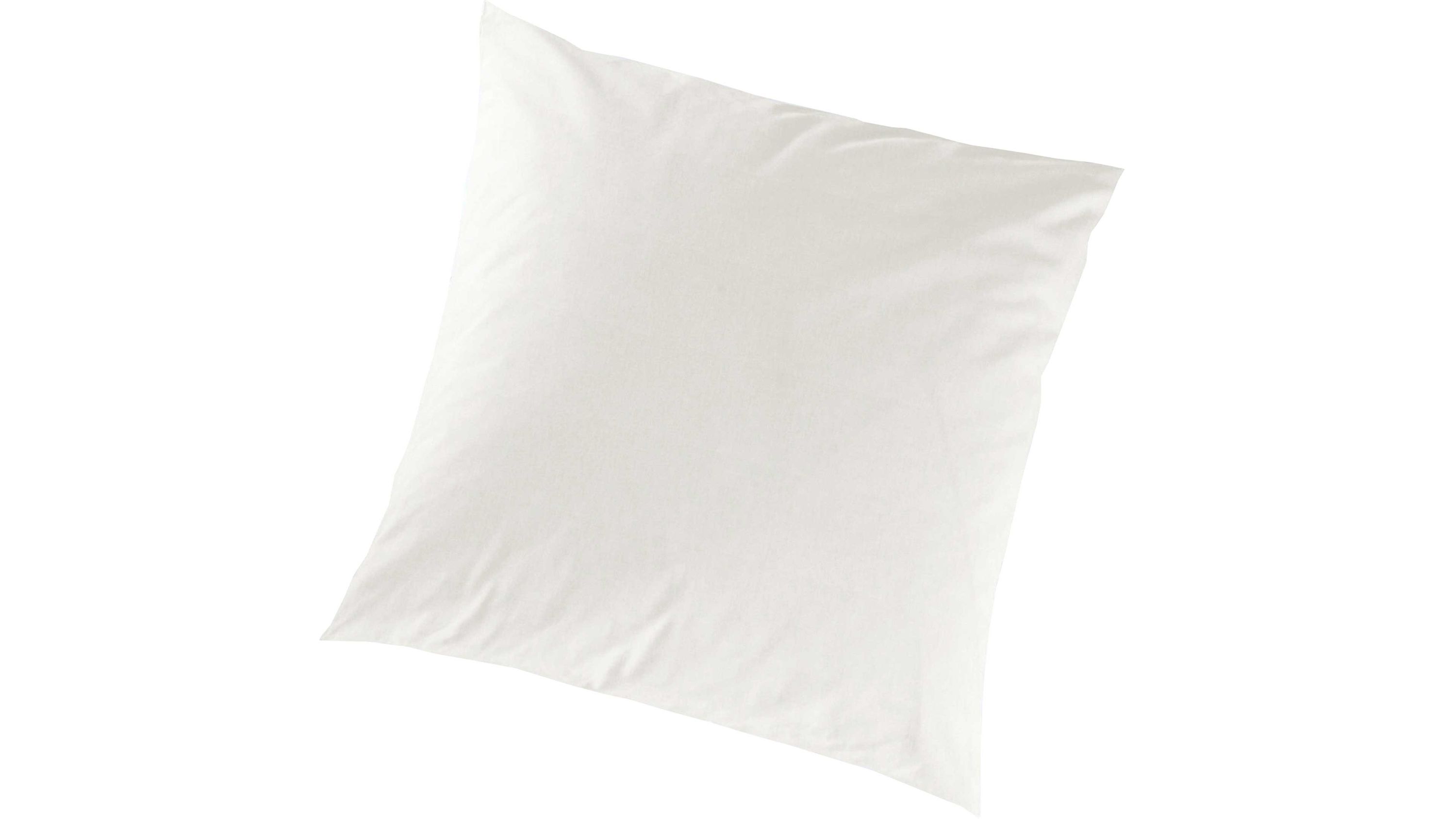 Kissenbezug quadratisch champagnerfarben Quadratischer Kissenbezug in champagnerfarbener Satinoptik