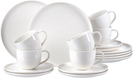 Ritzenhoff & Breker Kaffeeservice Skagen weiß stimmungsvoll arrangiert