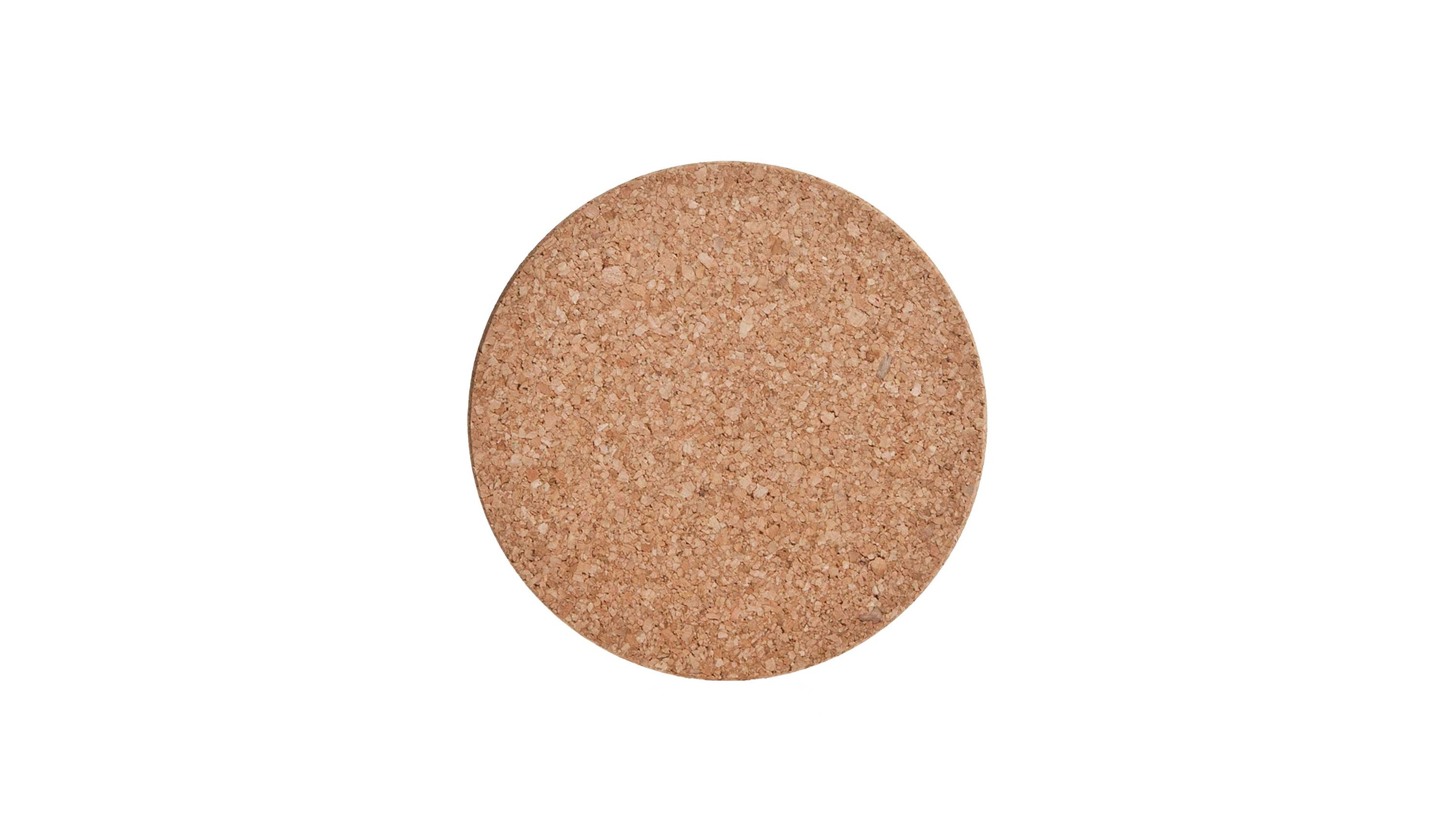 Zeller Untersetzer naturfarbener Kork  Durchmesser ca. 17 cm