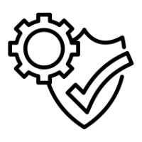 Icon mit Siegel als Symbol für geprüfte Qualität und Langlebigkeit. Icon mit Siegel als Symbol für geprüfte Qualität und Langlebigkeit.