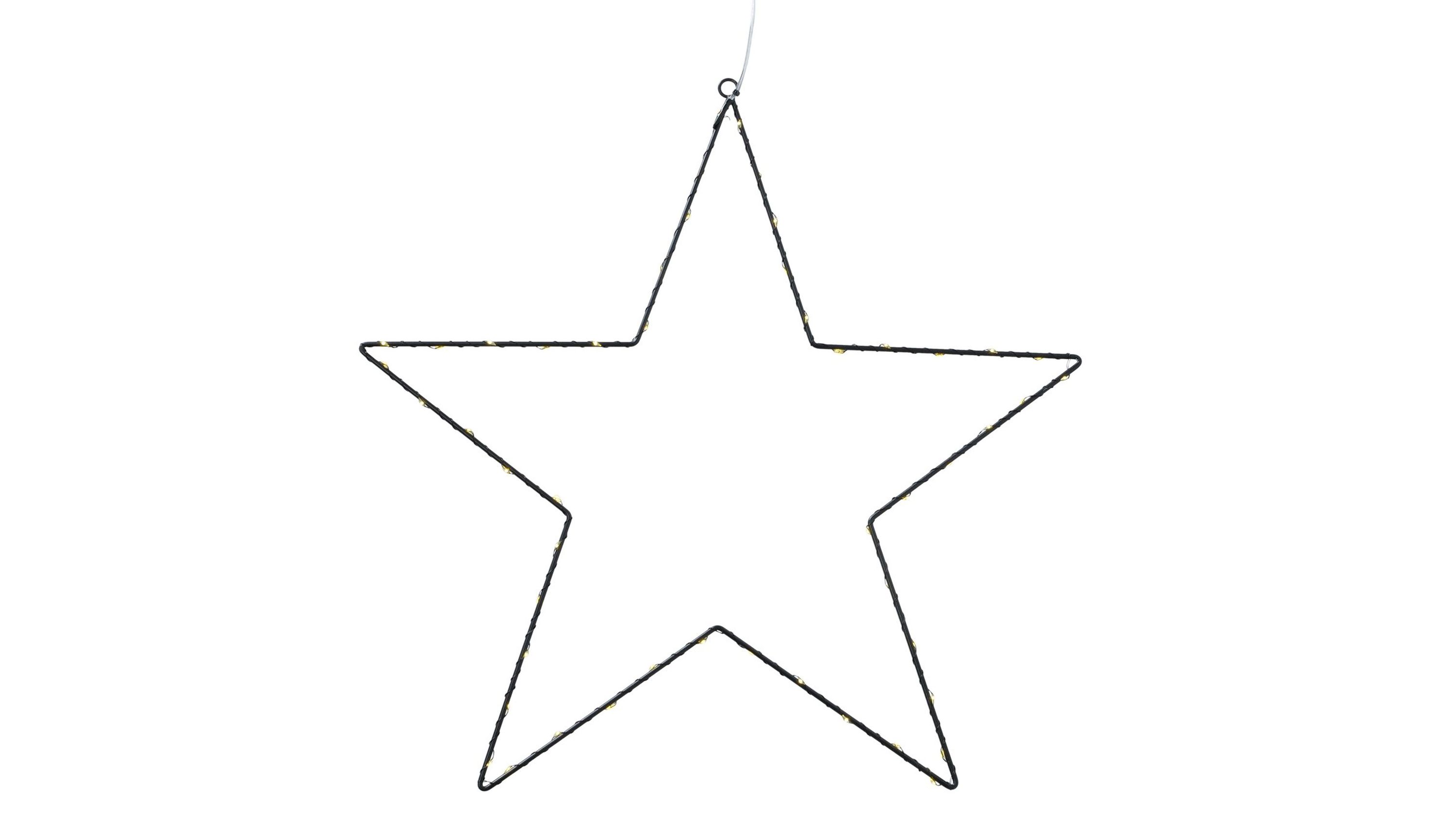 LED-Stern Elvira schwarzes Eisen - Durchmesser ca. 50 cm