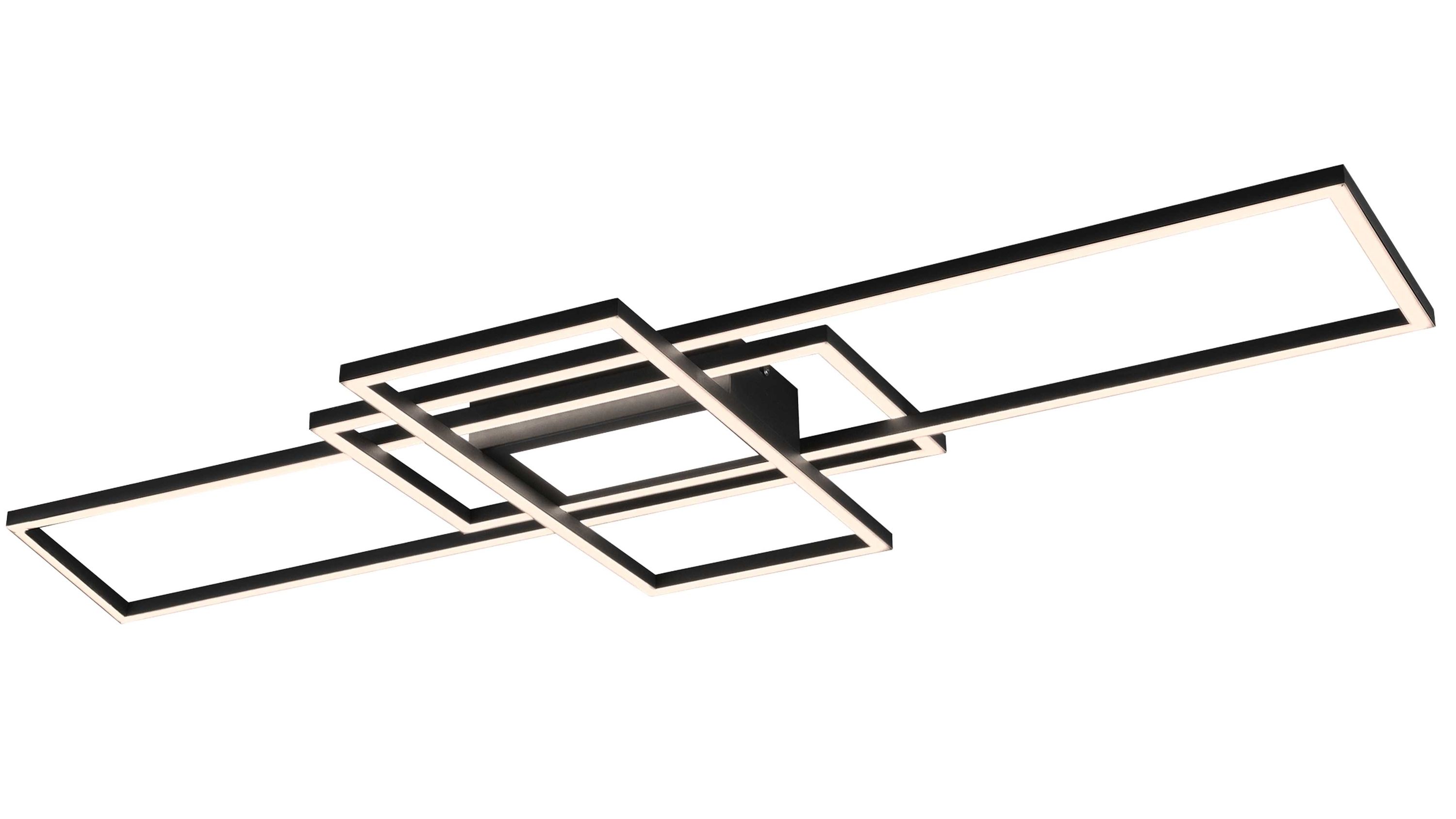 Trio Deckenleuchte Irvine anthrazitfarbenes Metall  Länge ca. 105 cm