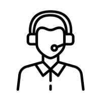 Icon mit Kopfhörer als Symbol für Kundenservice und Beratung. Icon mit Kopfhörer als Symbol für Kundenservice und Beratung.