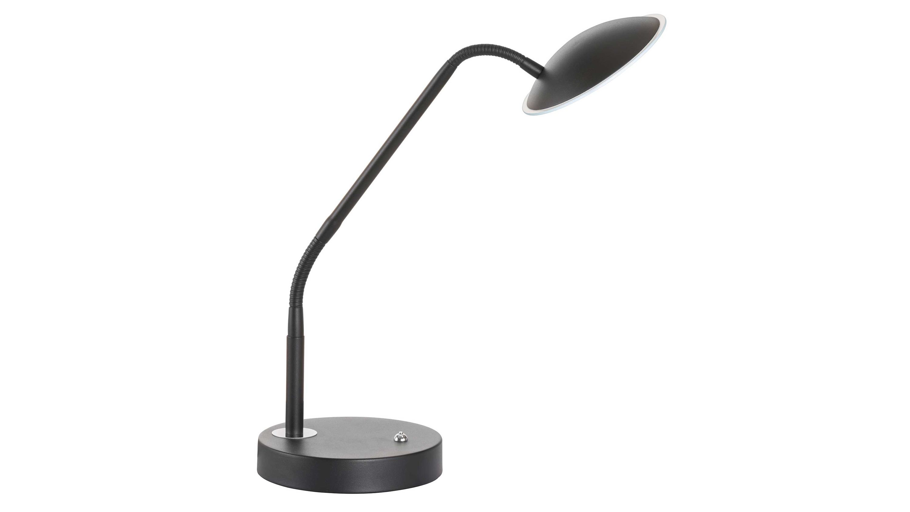 FH Leuchten Serie Tralli - Tischlampe auch als Schreibtischleuchte mattschwarzes Metall - Höhe ca. 60 cm