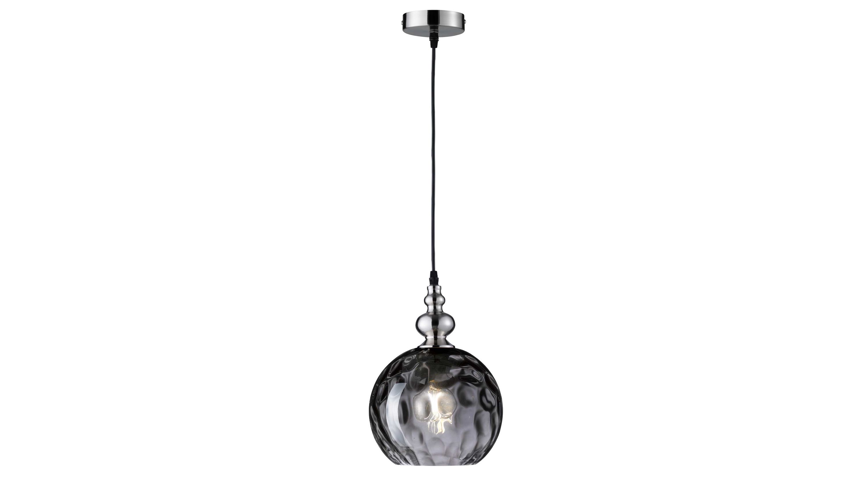 FH Hängeleuchte Uller Rauchglas  Durchmesser ca. 20 cm