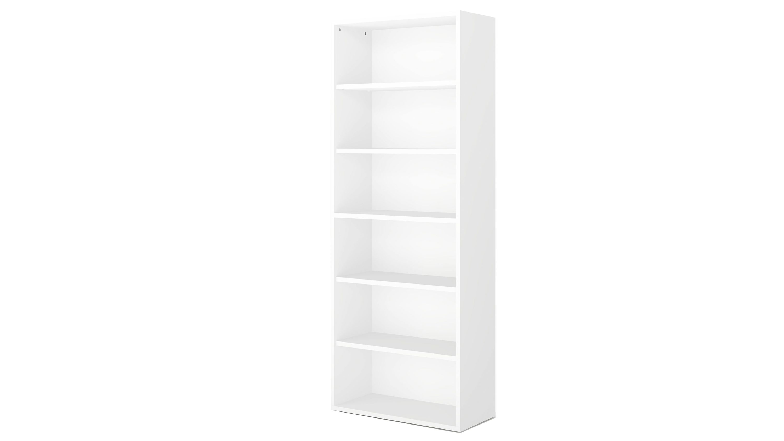 Büroprogramm Big Profi Office - Regal Weiß - sechs Fächer, ca. 82 x 218 cm