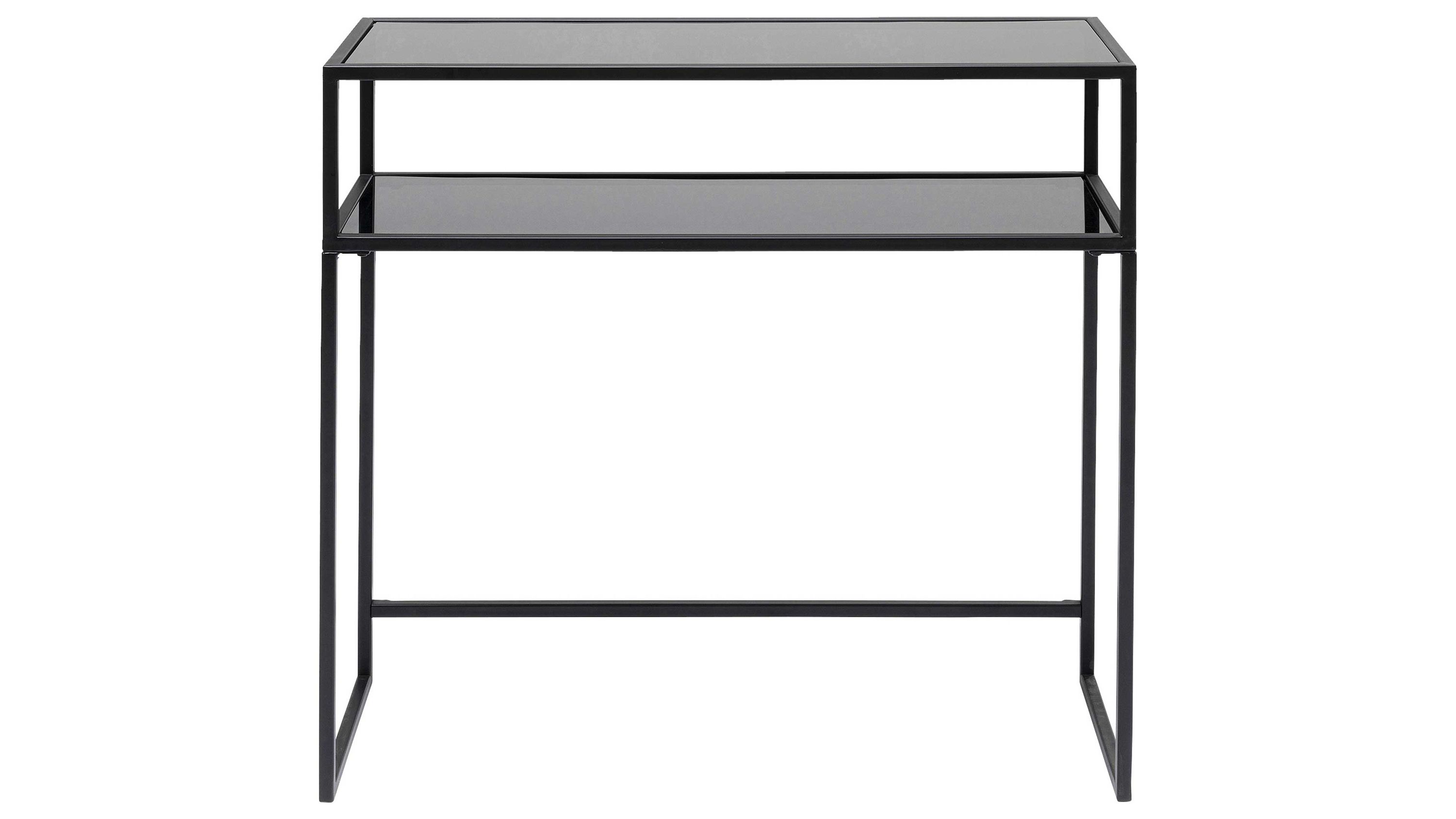 KARE DESIGN Regalserie Loft - Konsole Schwarz & Anthrazit - ca. 85 x 80 cm