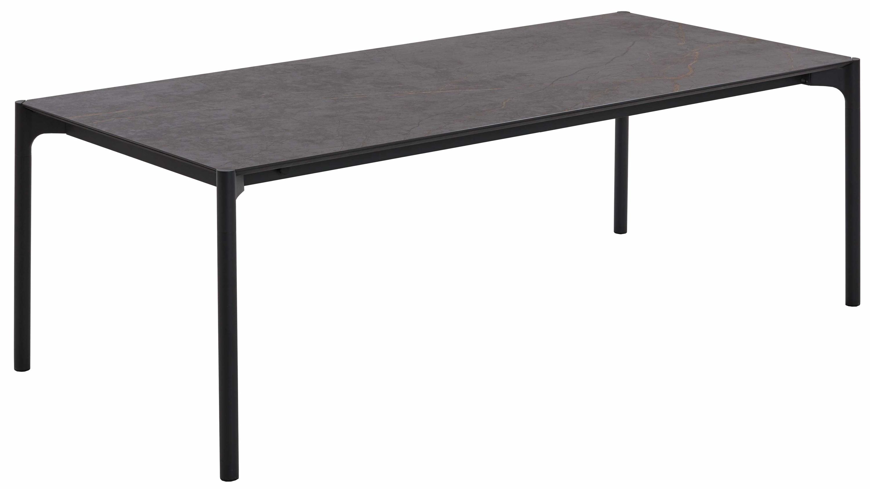 VENJAKOB Esstischsystem ET236-Mio Plus schwarz & anthrazit - ca. 220 x 100 cm