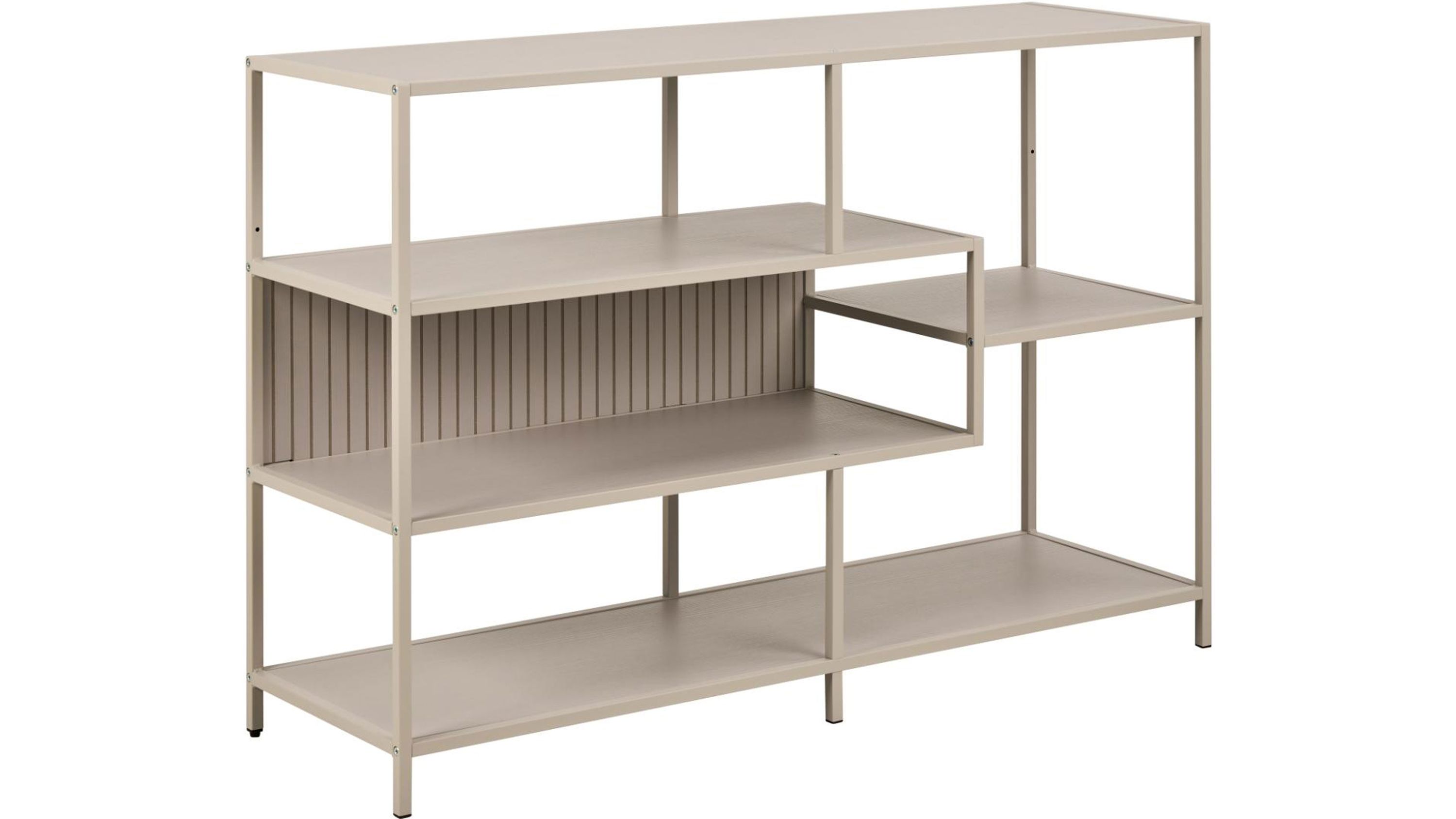 Regal Seaford im Industrielook grau - ca. 114 x 78 cm