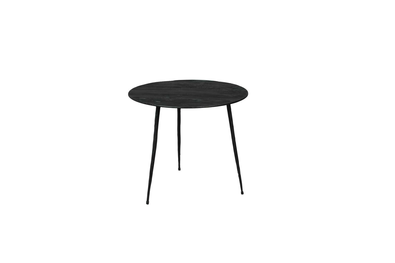 Zuiver Beistelltisch Pepper schwarz Holzplatte rund 40 x 35 cm online bestellen