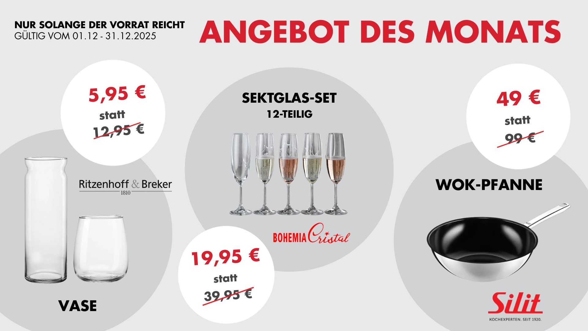 ANGEBOT DES MONATS - DEZEMBER 2025