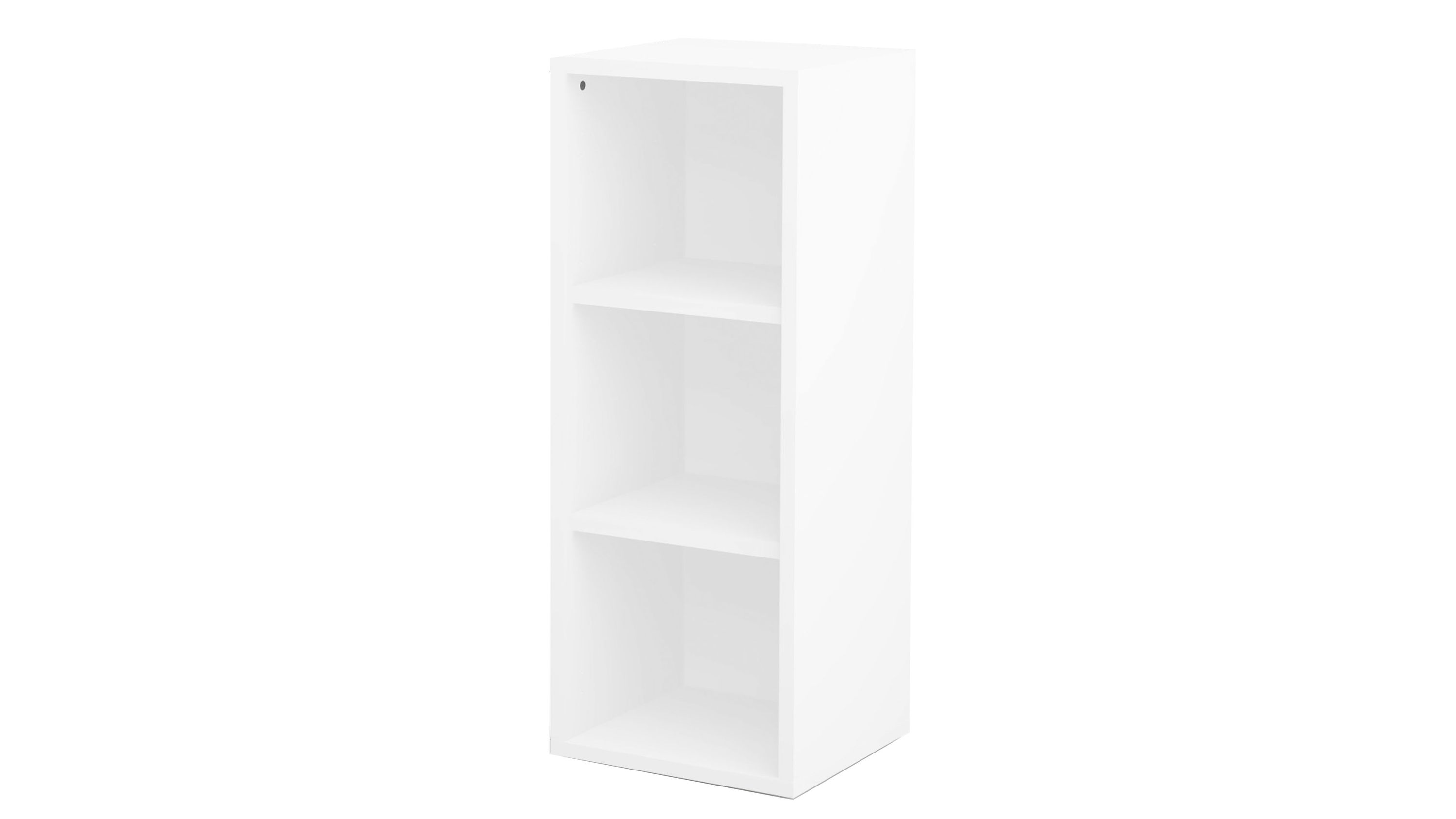 Büroprogramm Big Profi Office - Regal Weiß - drei Fächer, ca. 44 x 111 cm