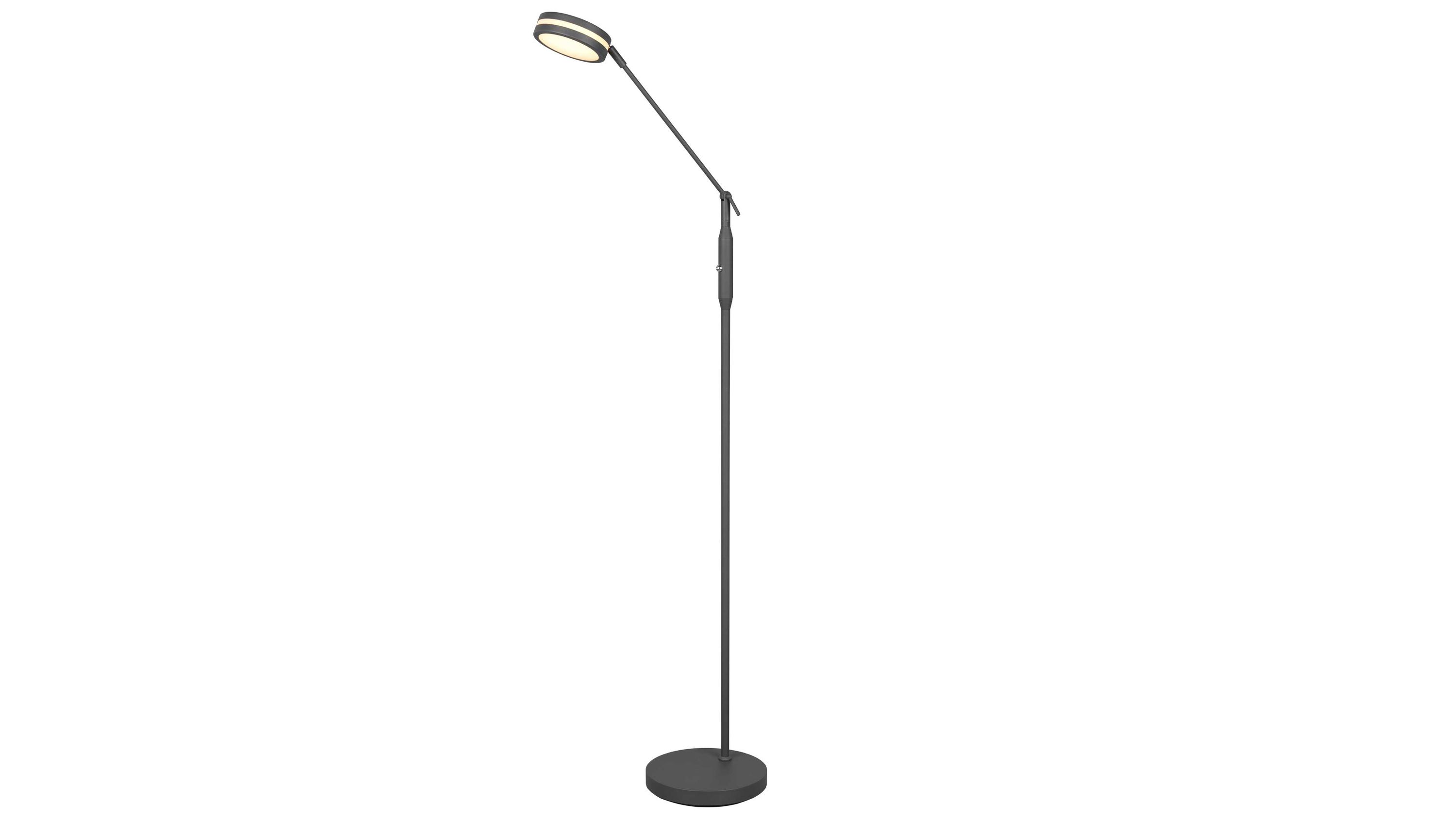 Trio Stehleuchte Franklin anthrazitfarbenes Metall - Höhe ca. 133 cm