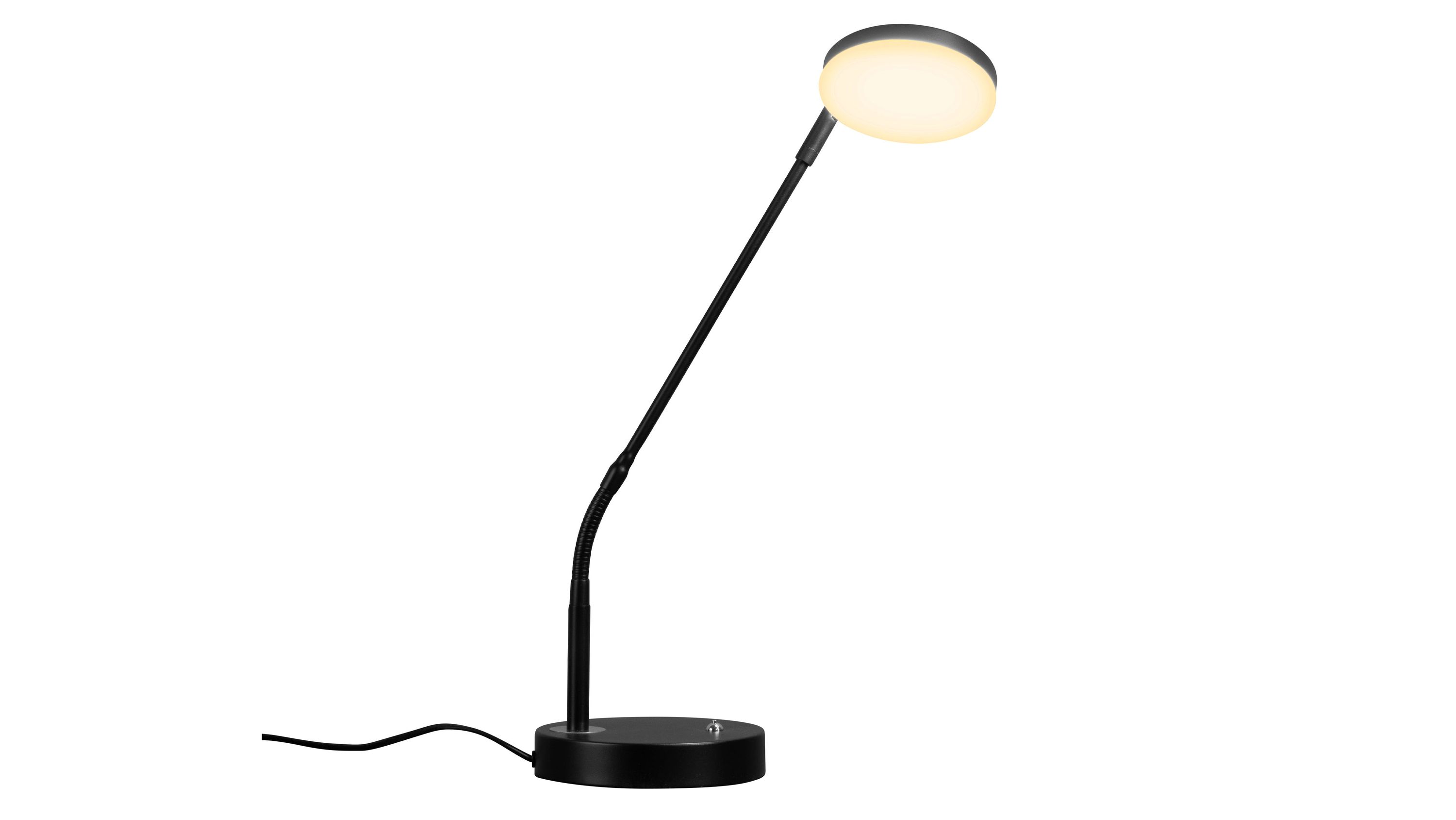 FH Tischlampe Sorento sandschwarzes Metall - Höhe ca. 48 cm