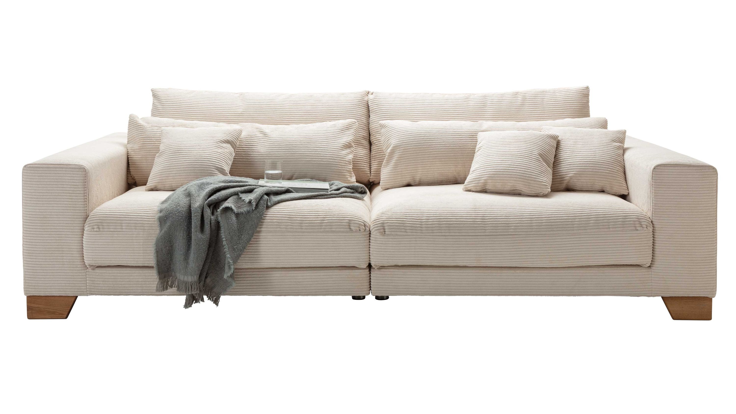 Bigsofa Play beiger Breitcord - Länge ca. 286 cm