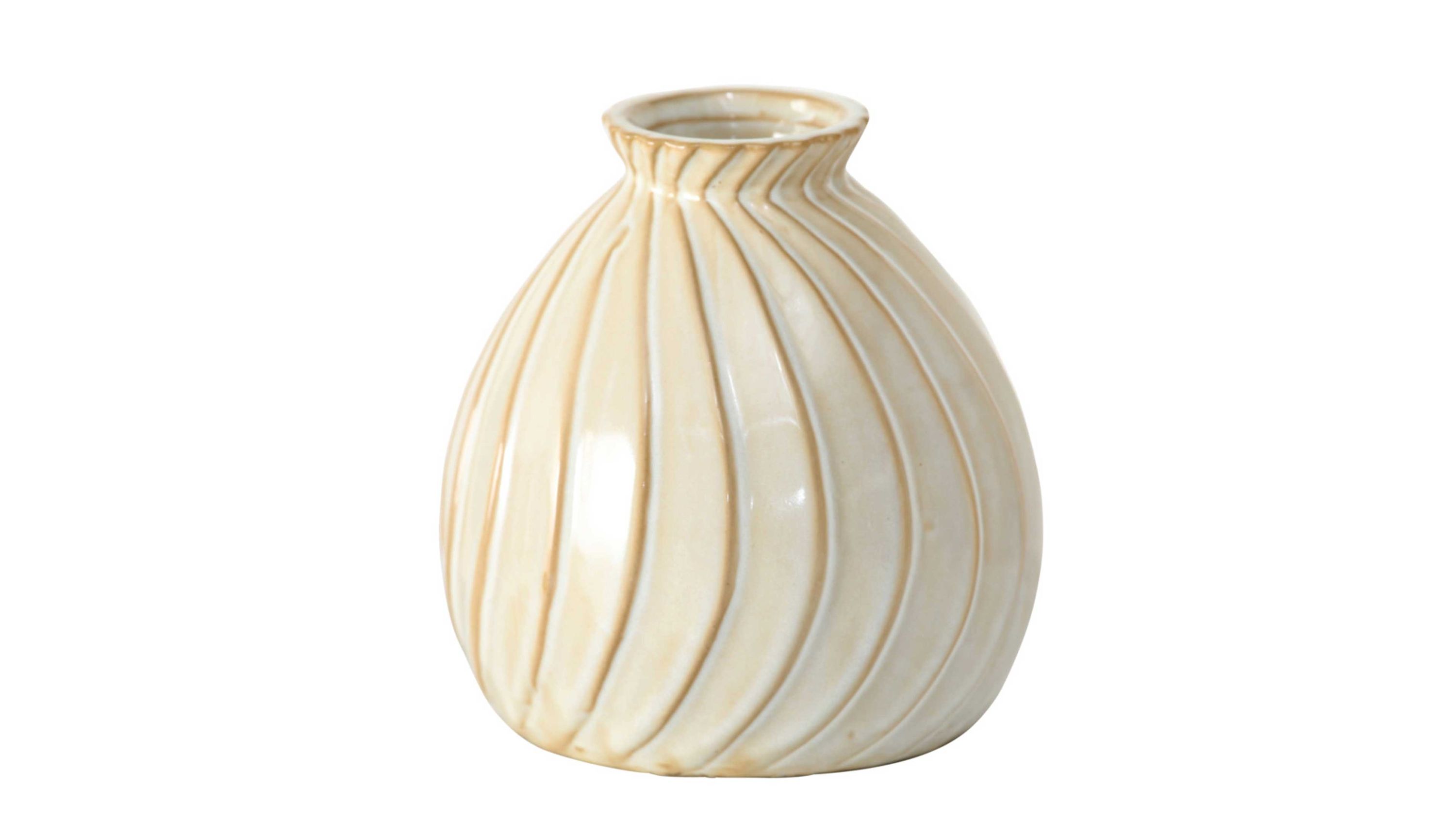 Vase Zalina cremeweißes Porzellan  Höhe ca. 11 cm