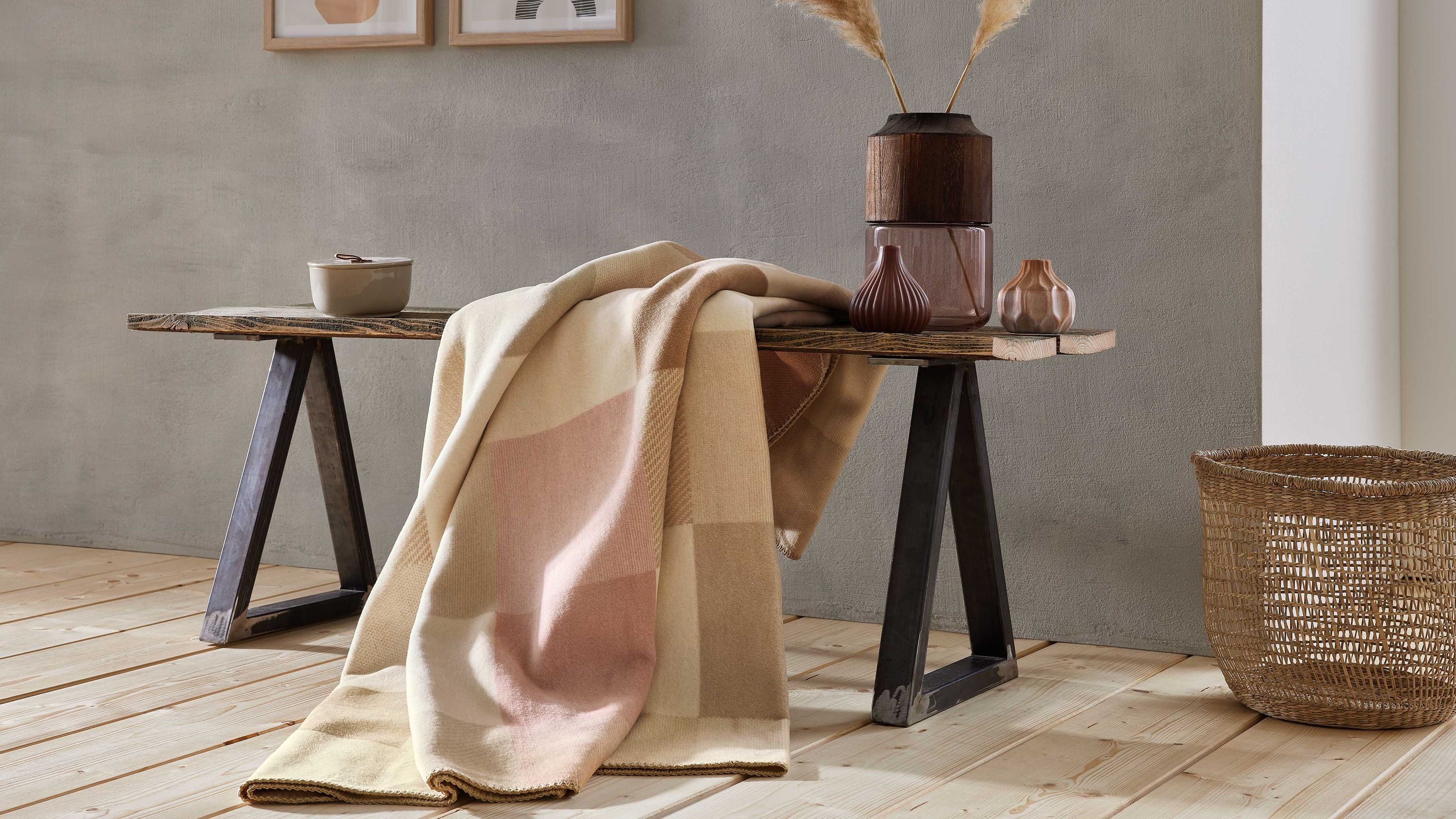 Interliving Wohndecke Serie 9114 Classic Lotus  ca. 150 x 200 cm
