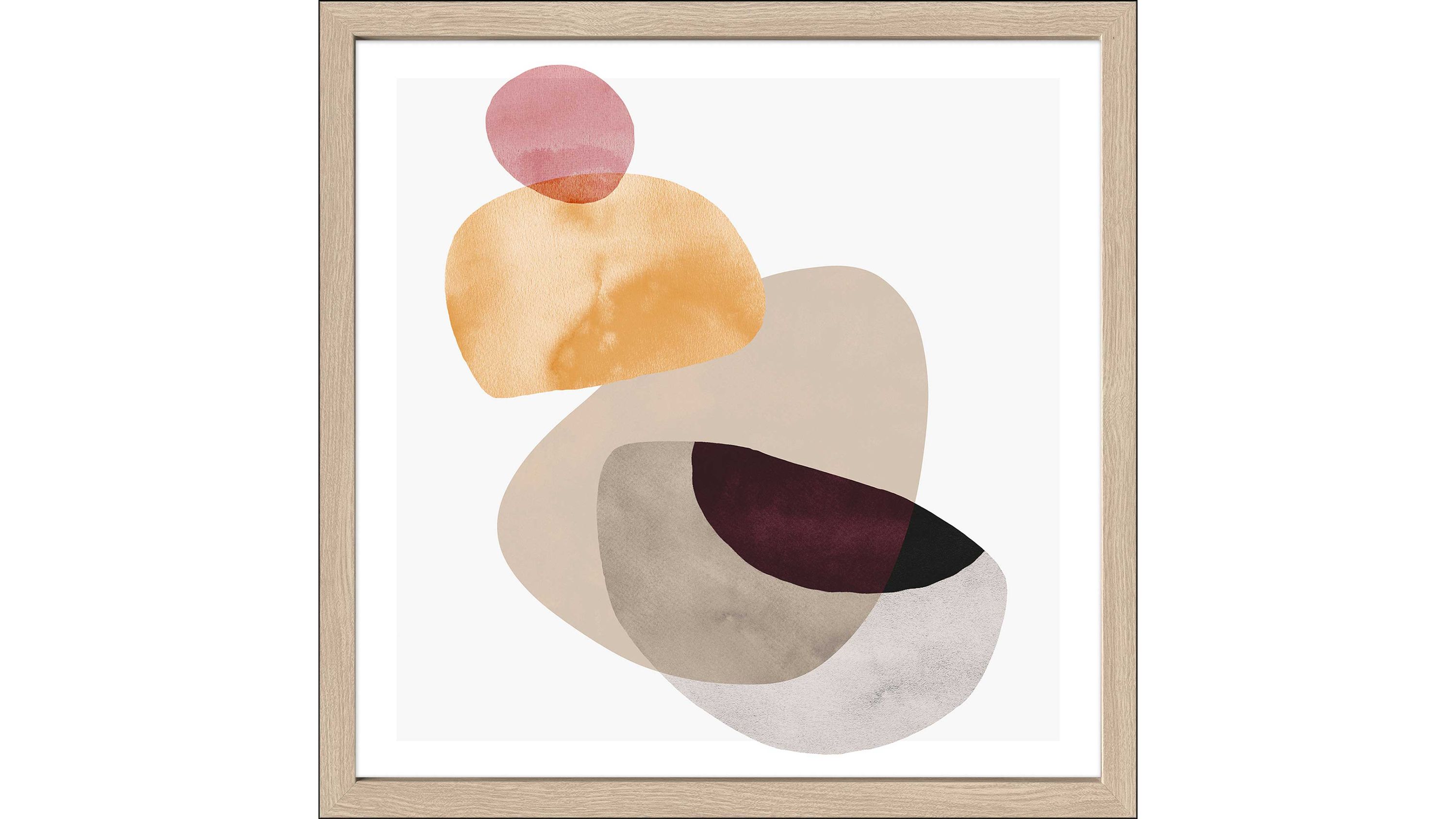 PRO®ART Kunstdruck Framed Art Abstract Shape IV - ca. 55 x 55 cm