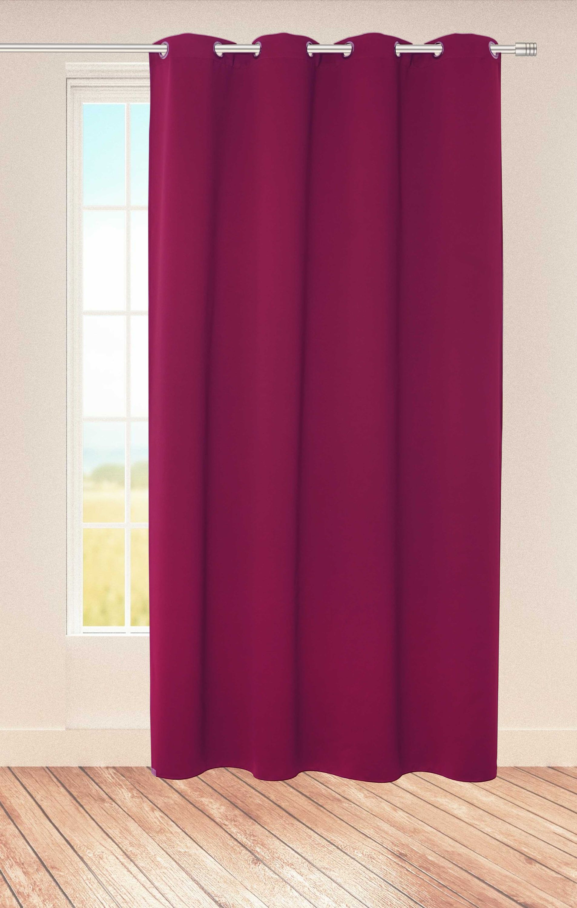 Ösenvorhang Midnight mehrfach sortiert Ösen Verdunkelung Polyester Vorhang