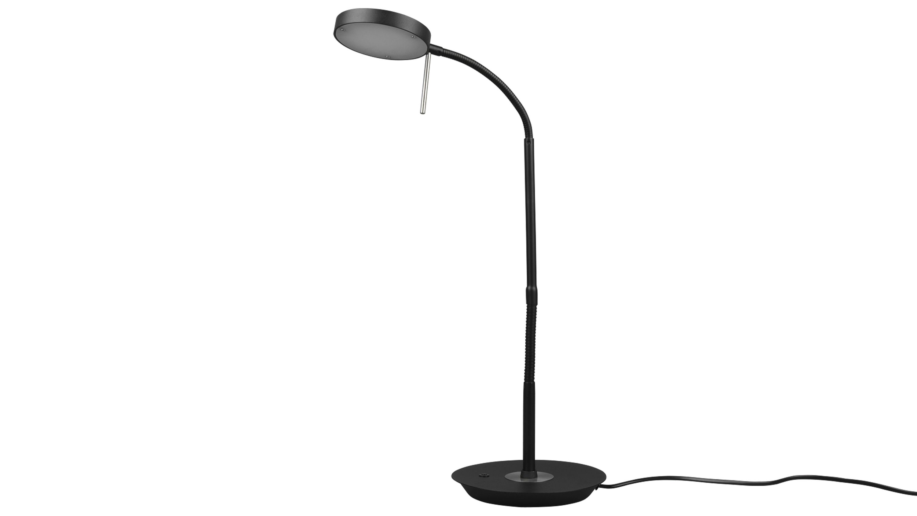 TRIO Tischleuchte Monza Schwarz  Höhe ca. 57 cm