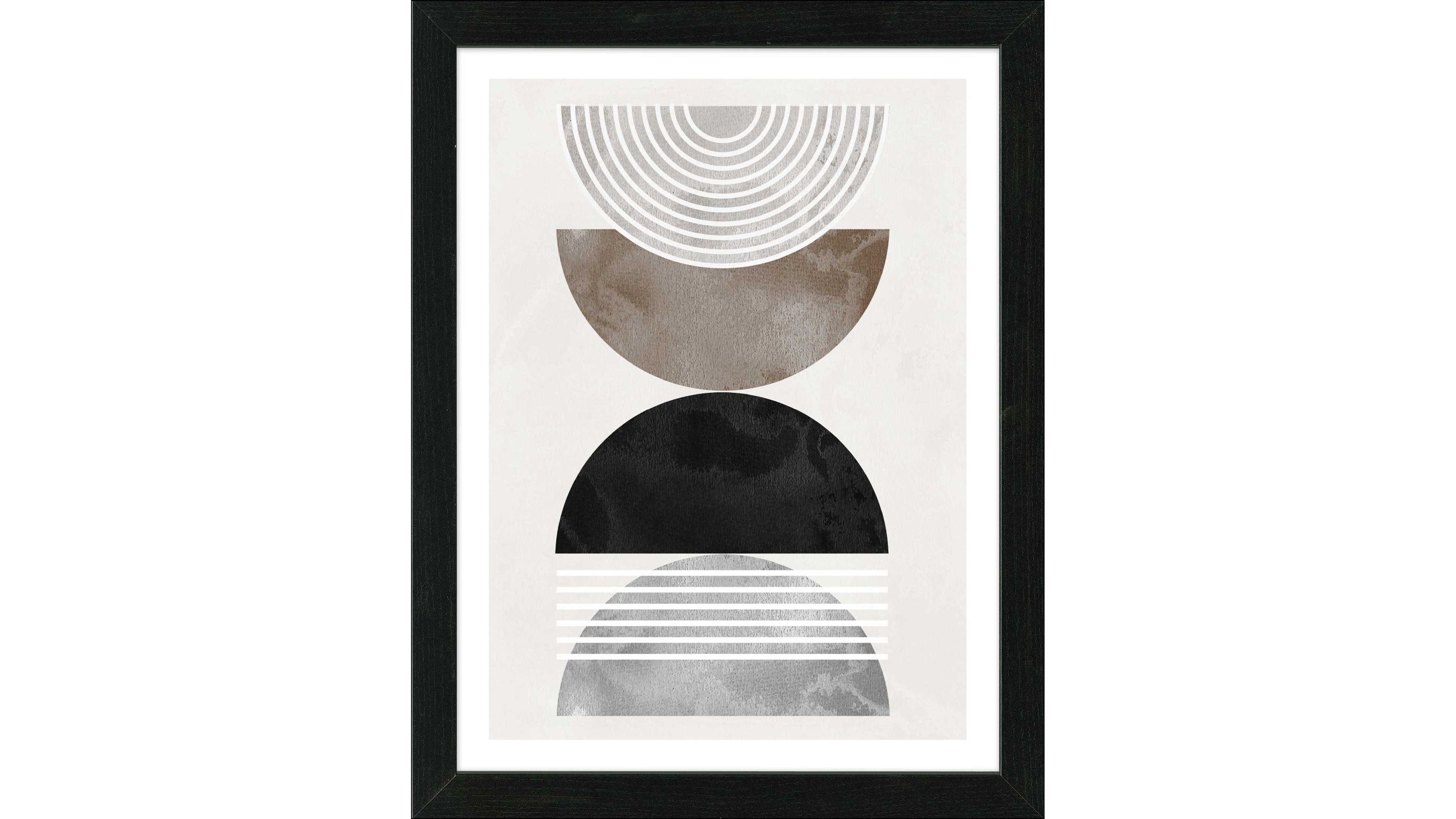 PRO®ART Kunstdruck Scandic Living Lines and shapes III - ca. 35 x 45 cm
