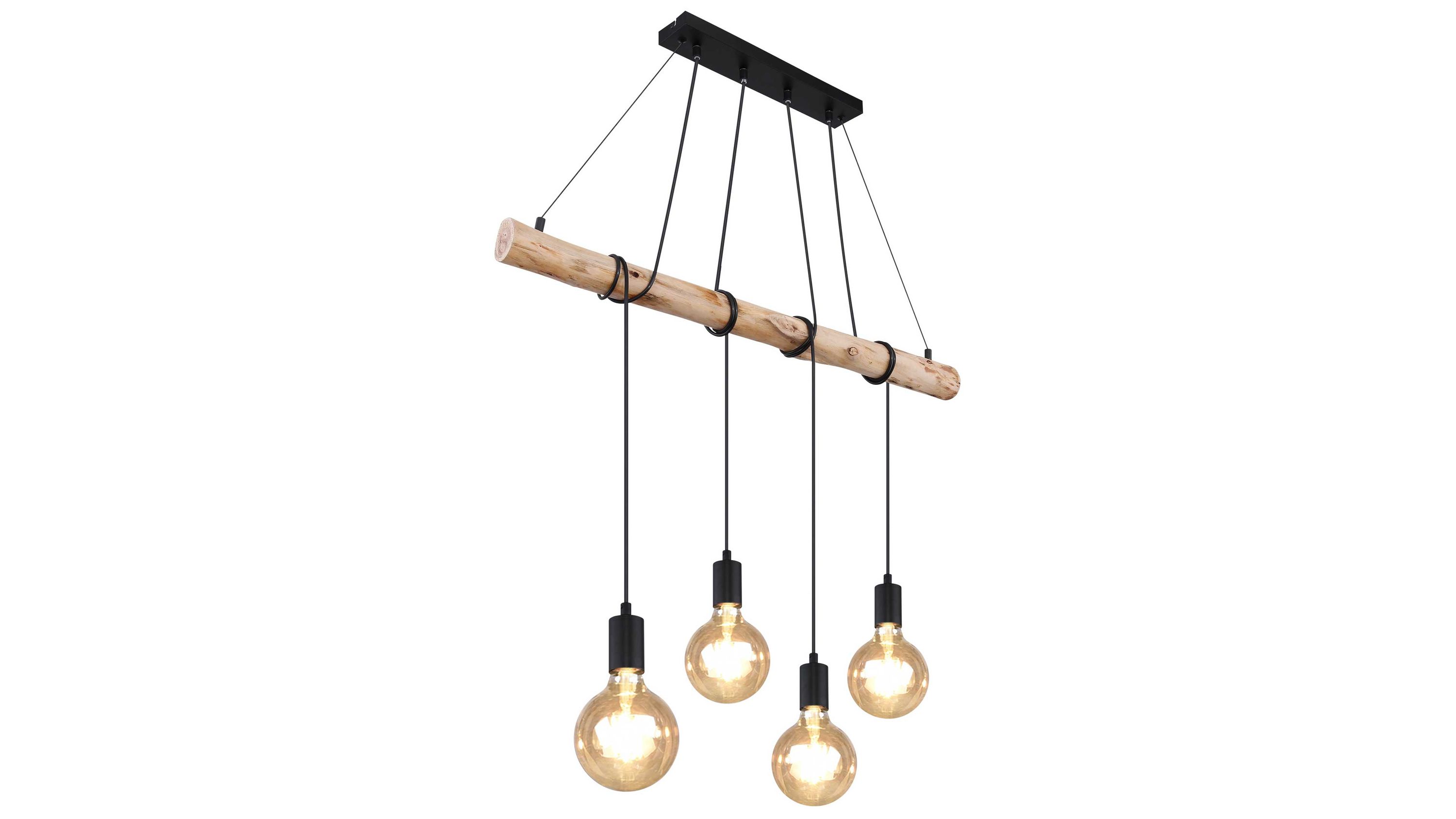 GLOBO Hängelampe Auston Holz & Metall  Länge ca. 90 cm