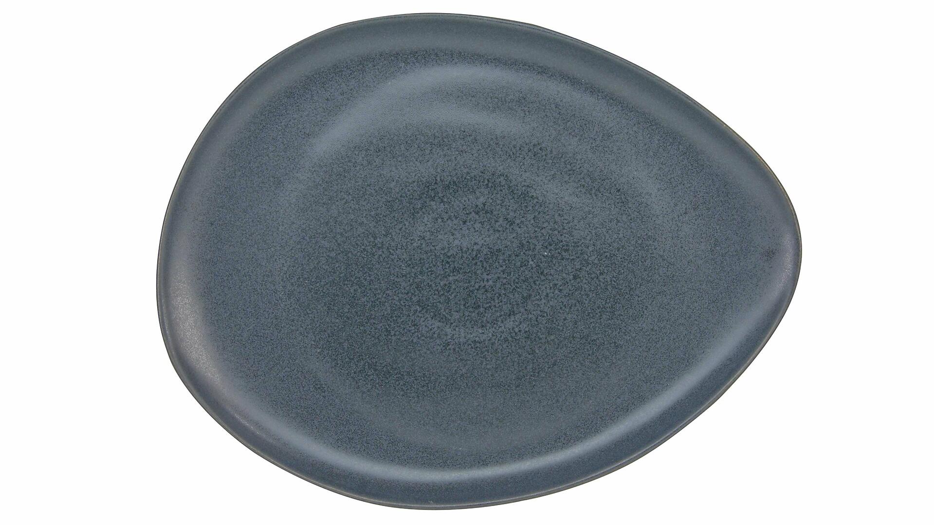 CREATABLE Pietra – XXL-Platte schwarzes Steinzeug – ca. 25 x 43 cm