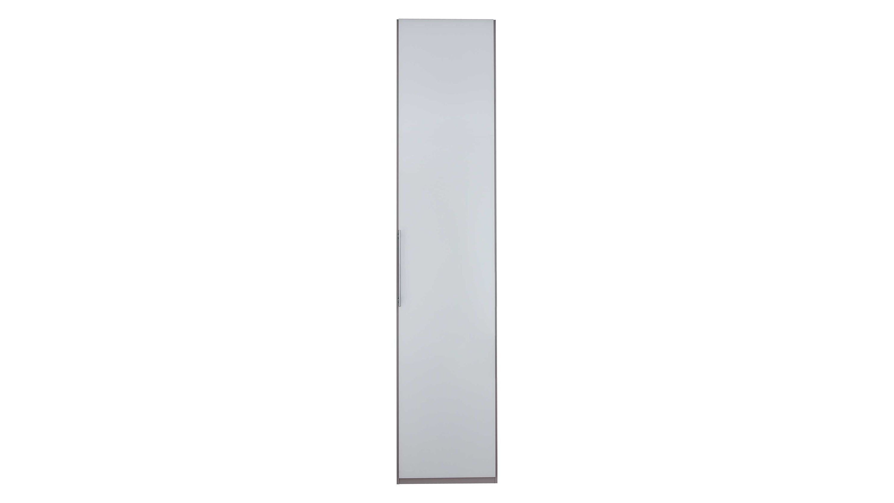 Interliving Kleiderschrank Serie 1205  Kleiderschrank 044 weiße Glasfront  eine Tür, Breite ca. 38 cm