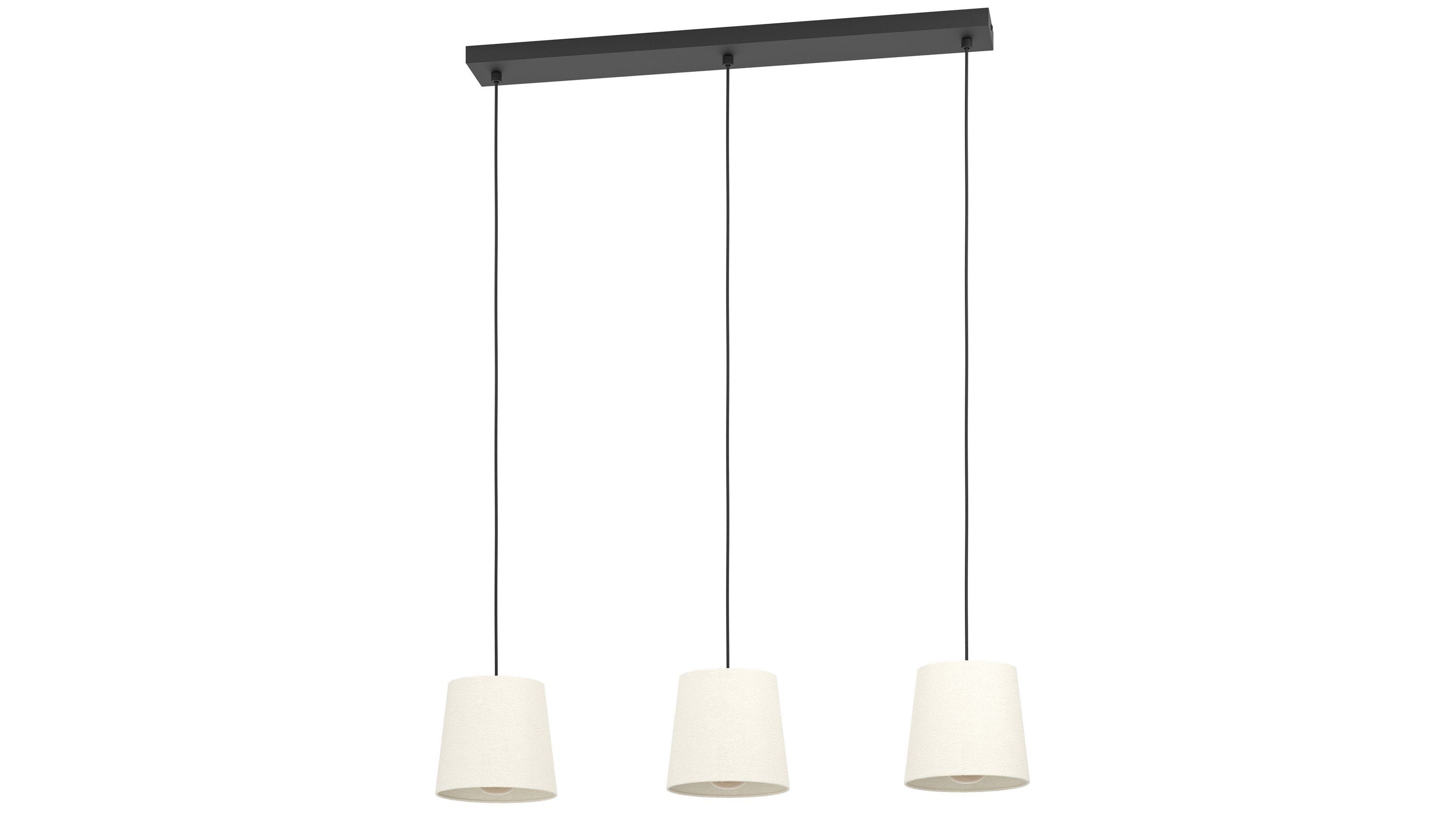 EGLO Hängeleuchte Febres Weiß & Schwarz - Länge ca. 110 cm