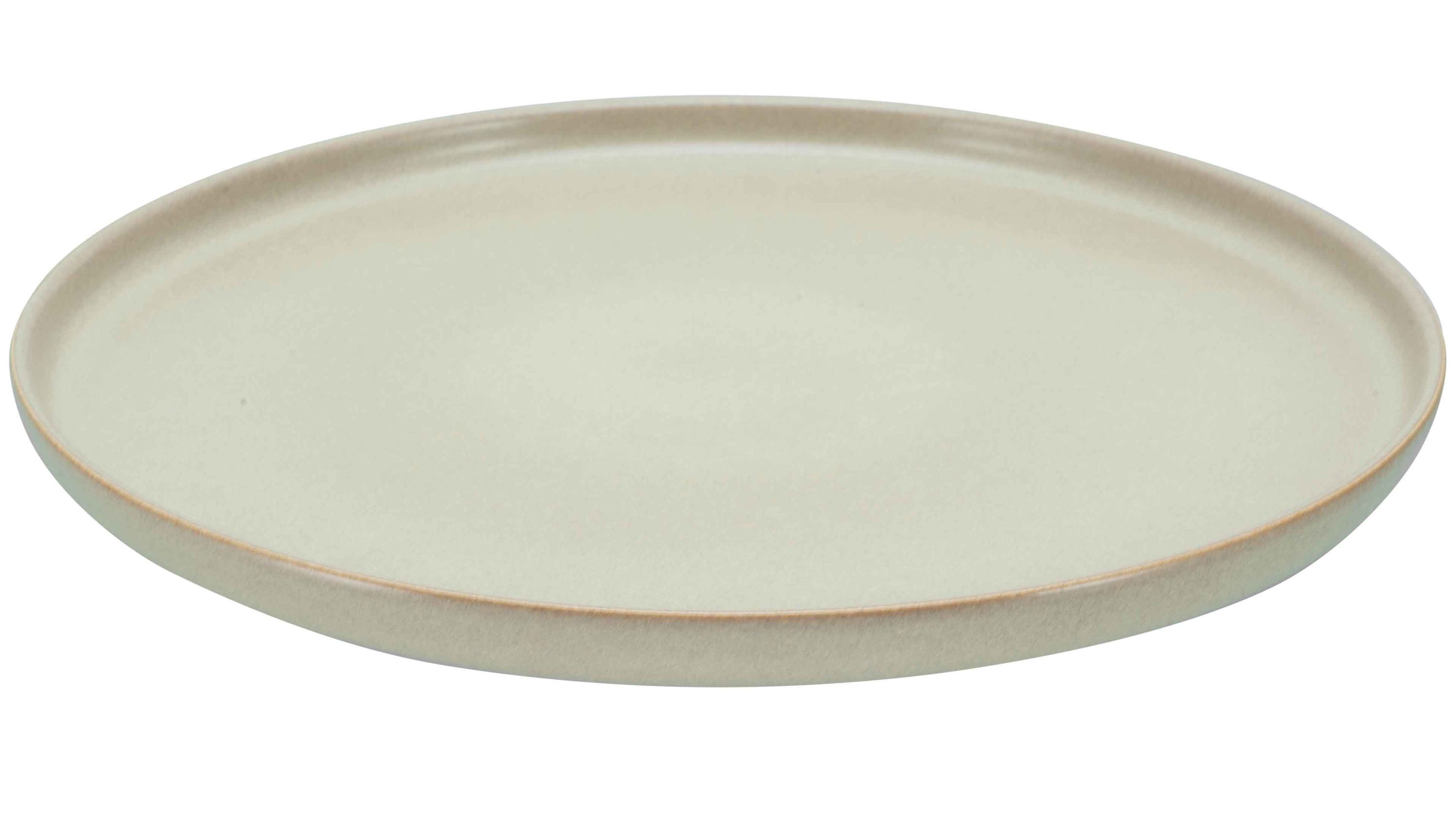 CREATABLE Uno  Gourmetplatte sandfarbenes Steinzeug  Durchmesser ca. 33 cm