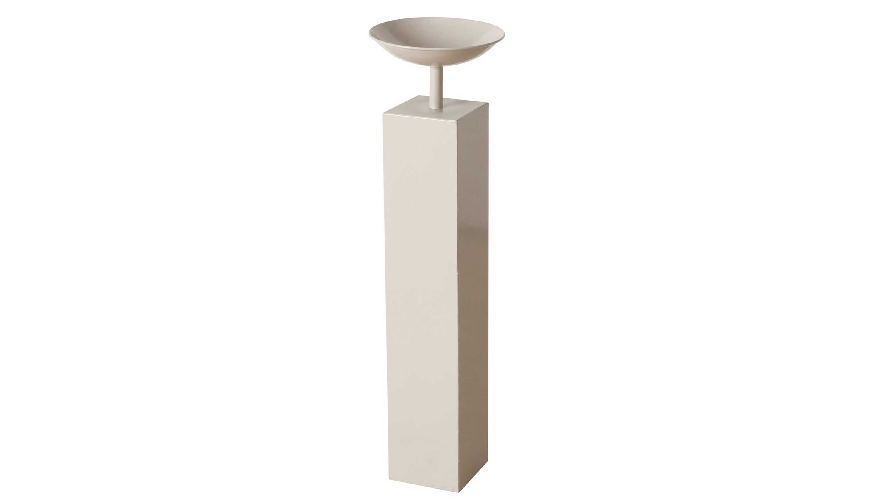 Dekoschale Kiana beiges Metall - Höhe ca. 100 cm