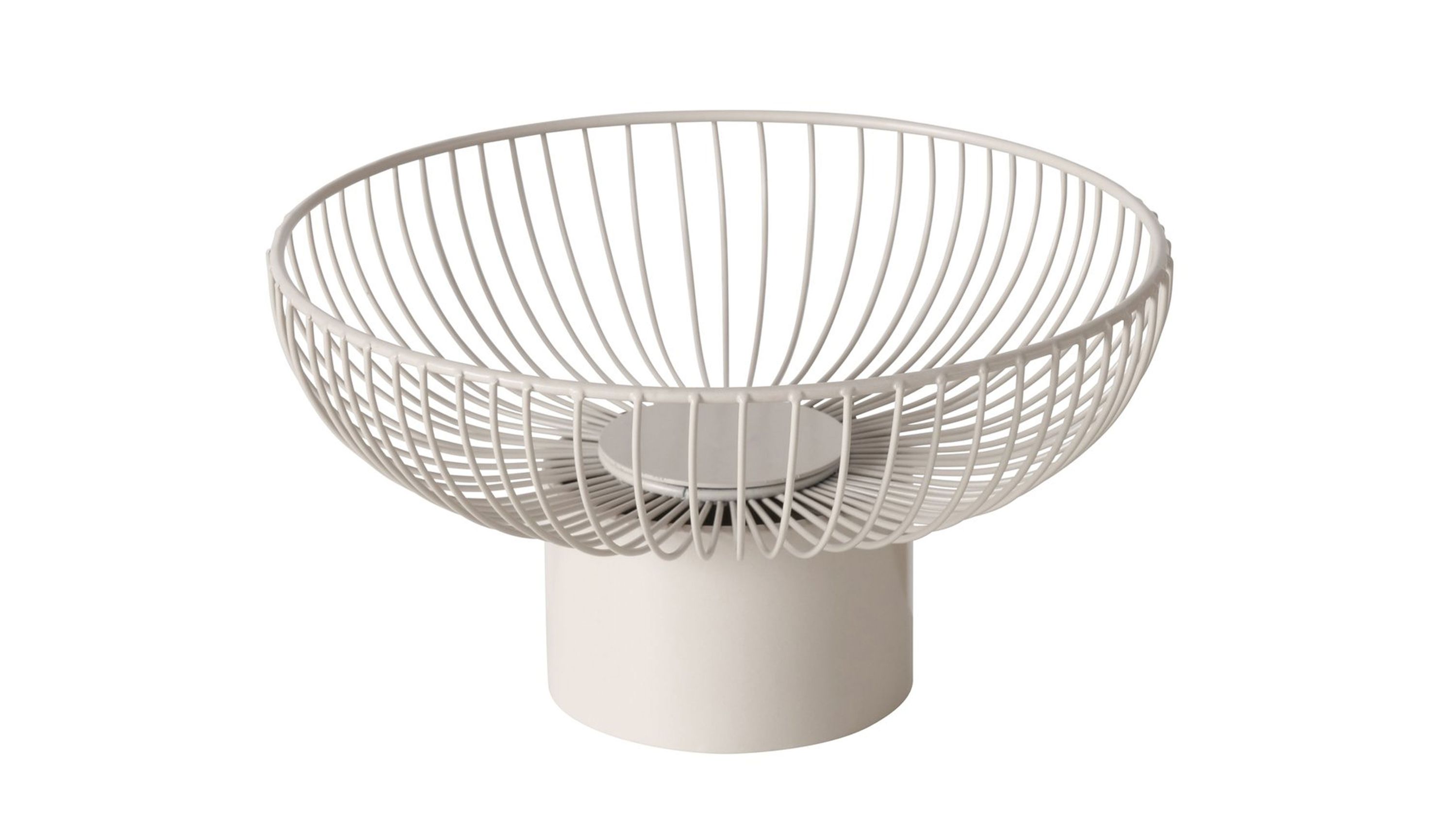 Schale Cindy beiges Eisen  Durchmesser ca. 28 cm