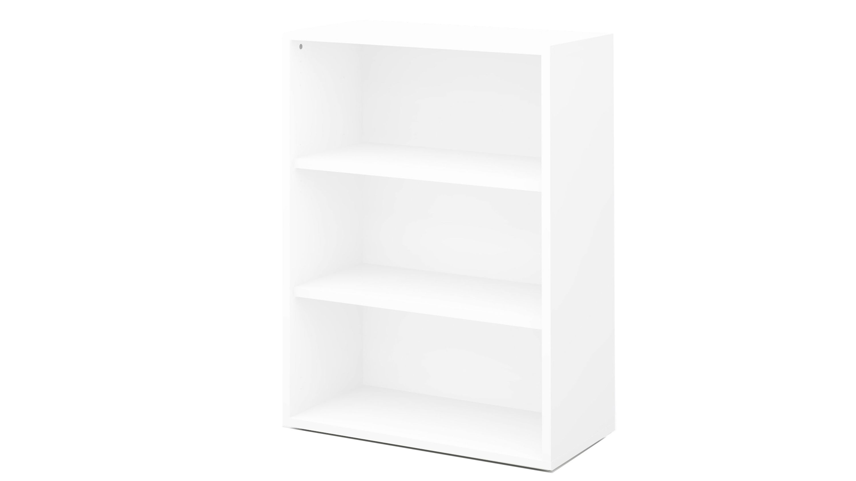 Büroprogramm Big Profi Office - Regal Weiß - drei Fächer, ca. 82 x 111 cm