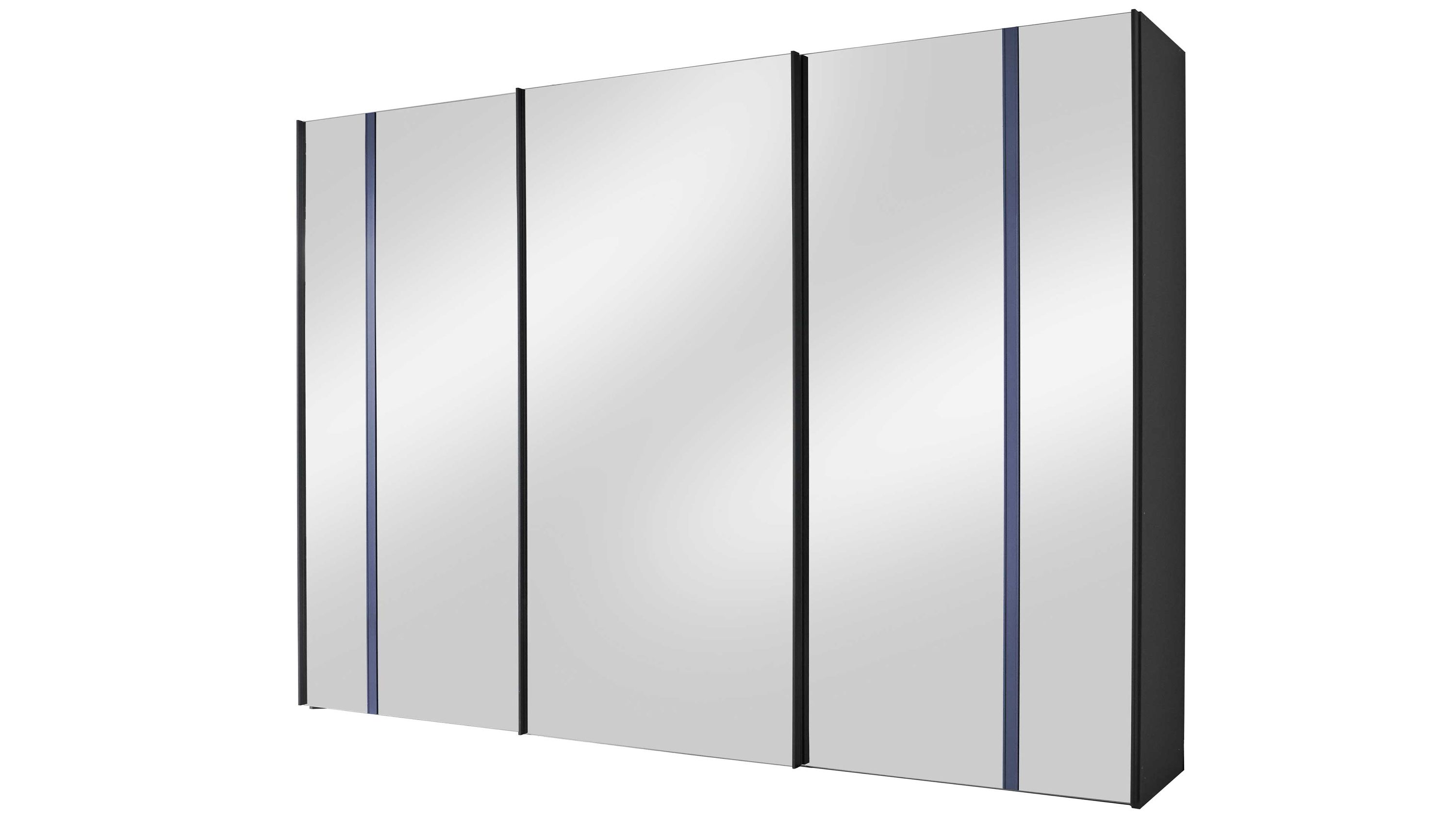 STAUD Schwebetürenschrank Sinfonie Plus Vulkan & Grauspiegel  drei Türen, Breite ca. 298 cm