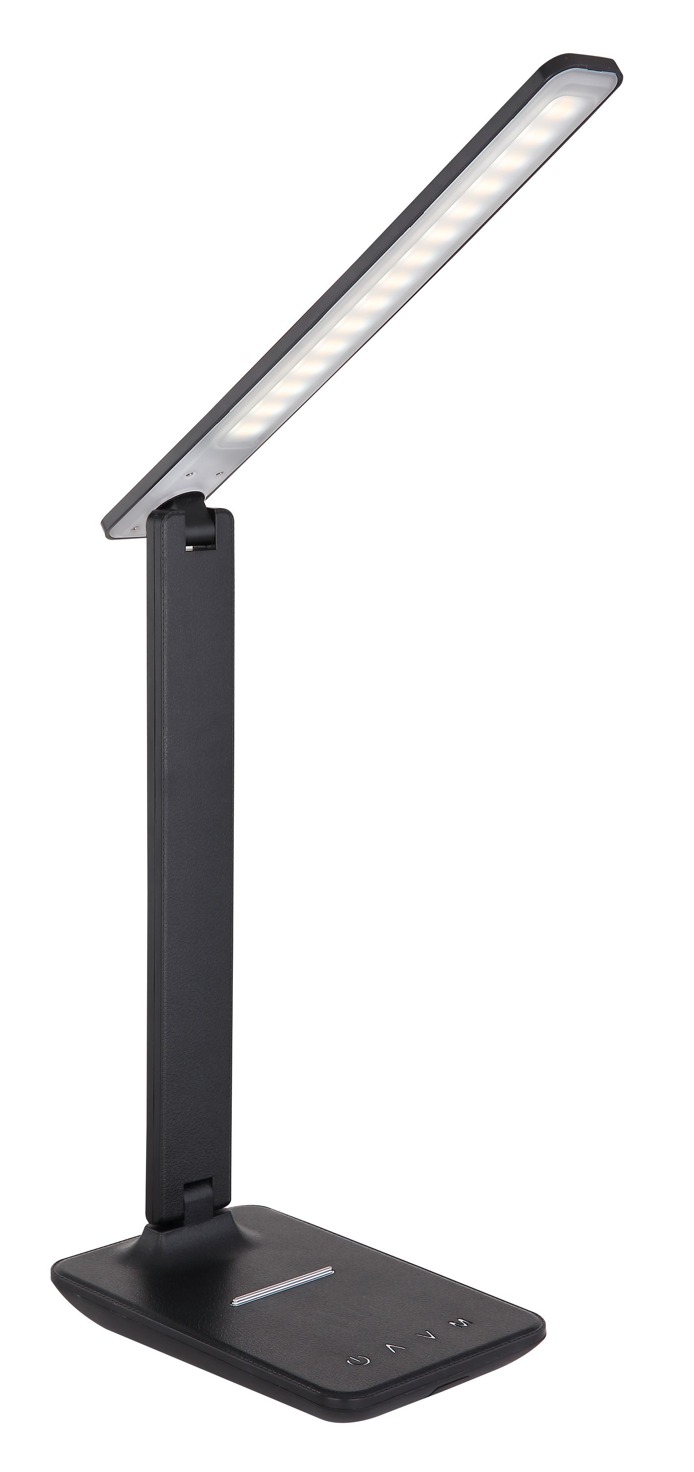 GLOBO Handels Tischleuchte Kunststoff schwarz Dimmbar 5 W / 230 V