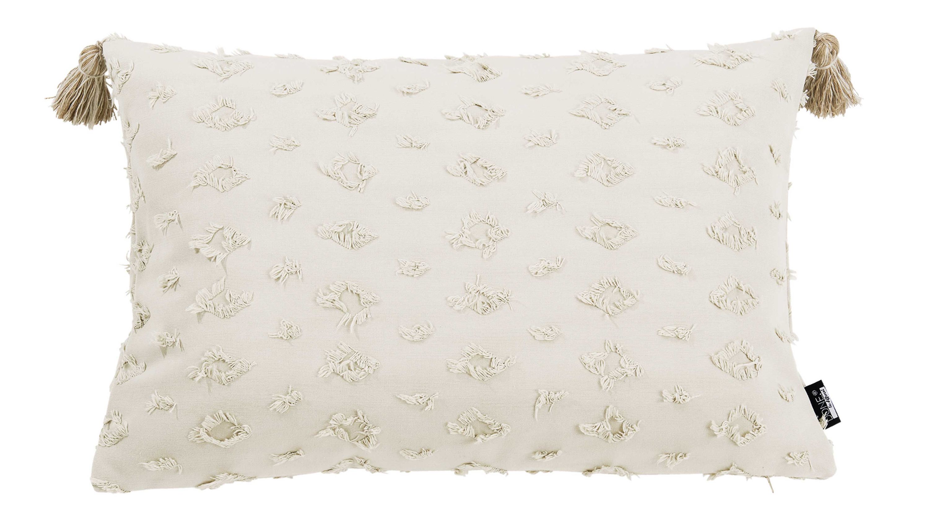 done.® Kissenhülle Cushion Luise tofufarbene Baumwolle - ca. 40 x 60 cm