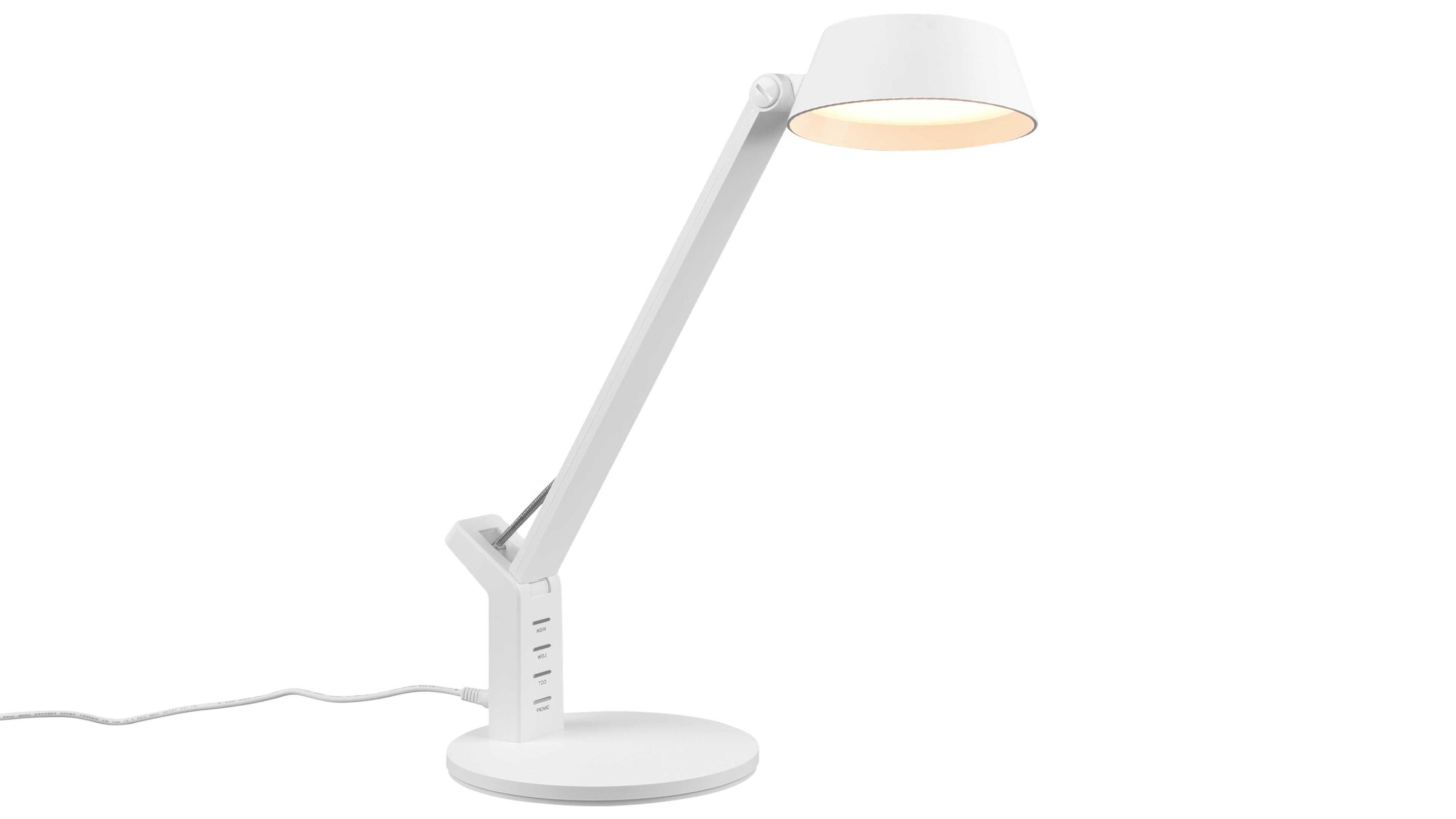 TRIO Schreibtischleuchte Ava Mattweiß - Höhe ca. 40 cm
