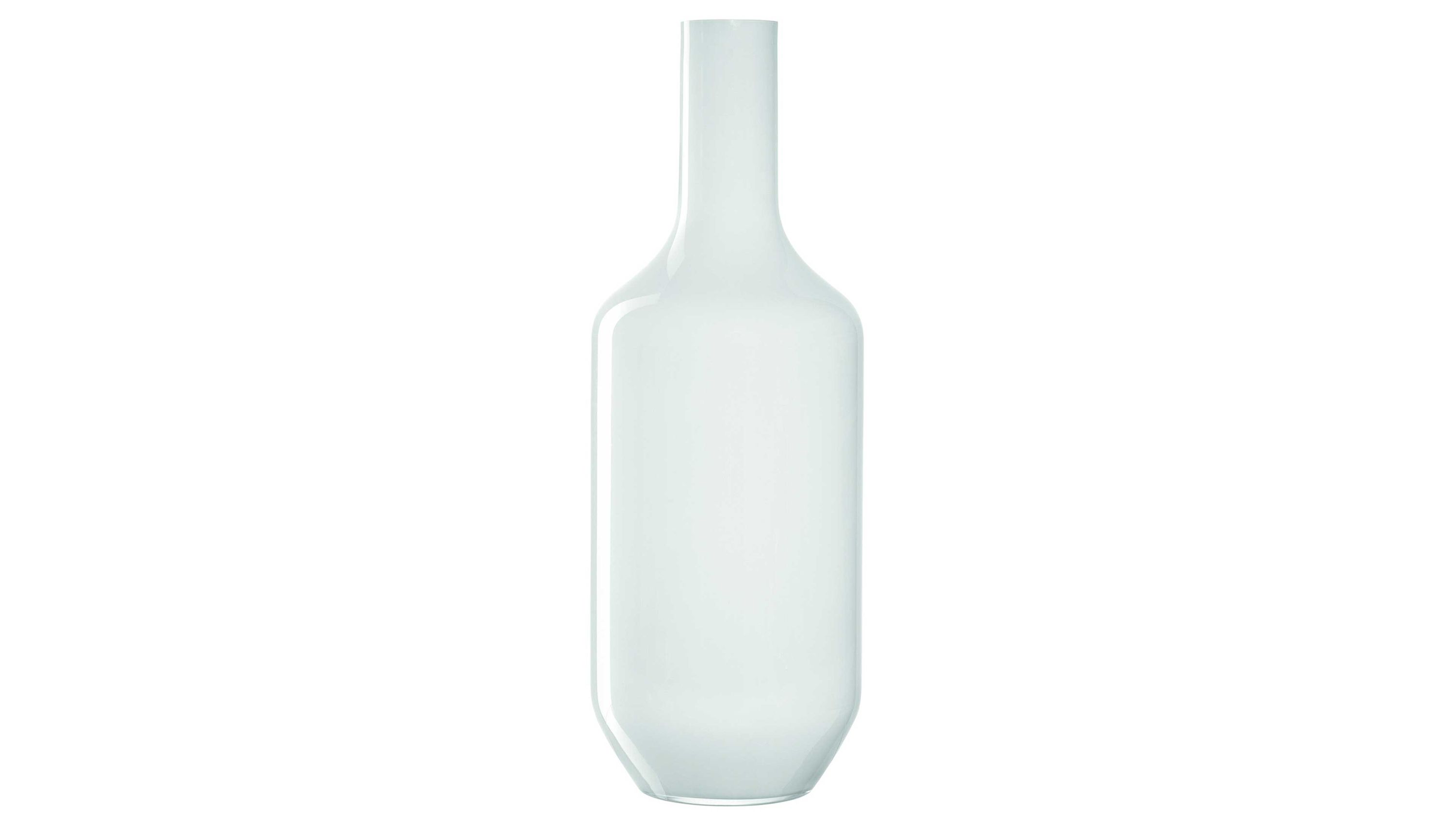 LEONARDO Vase Milano weißes Glas  Höhe ca. 64 cm