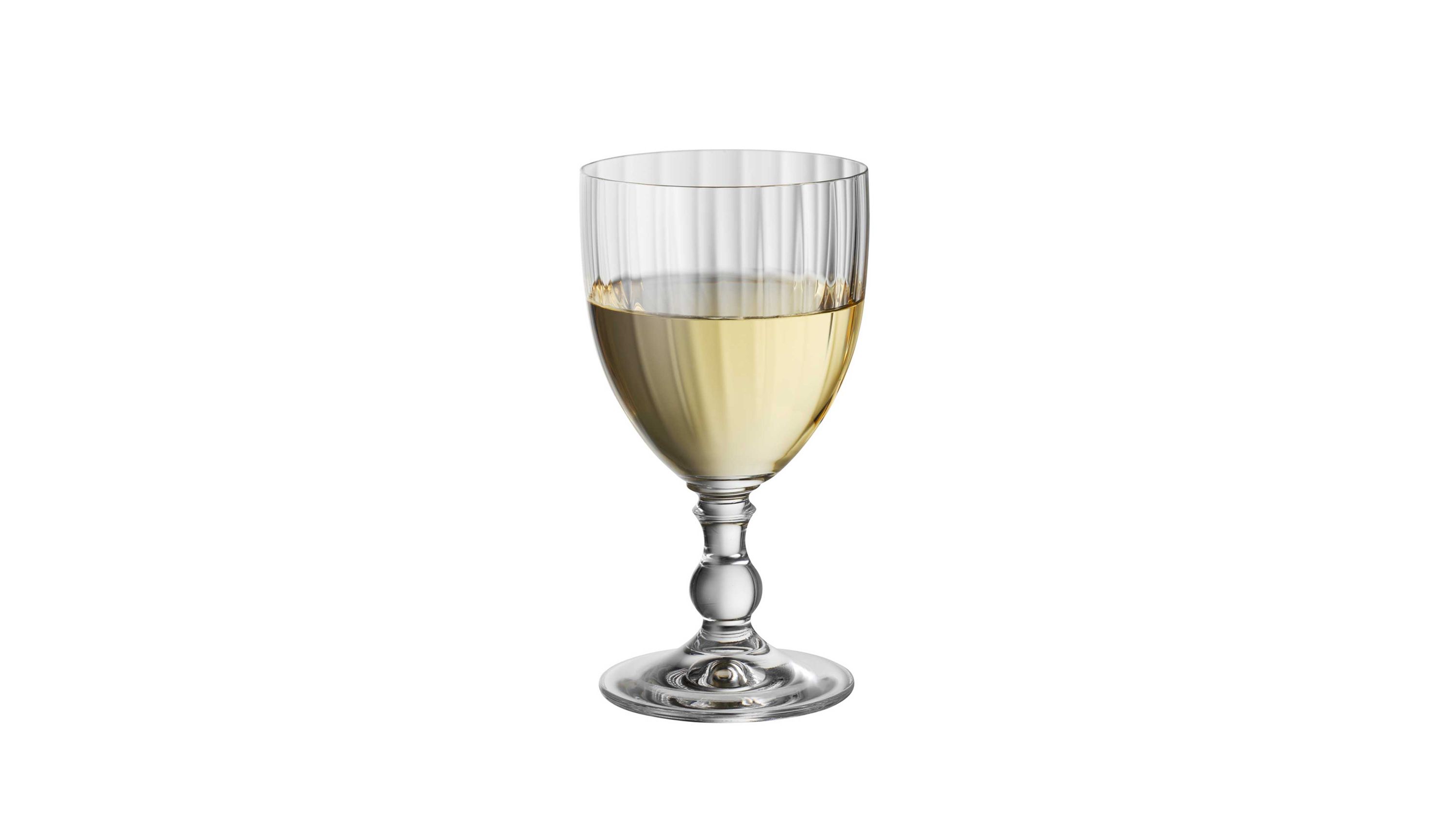 BOHEMIA Cristal Weißweinglas Georgia Kristallglas - ca. 240 ml