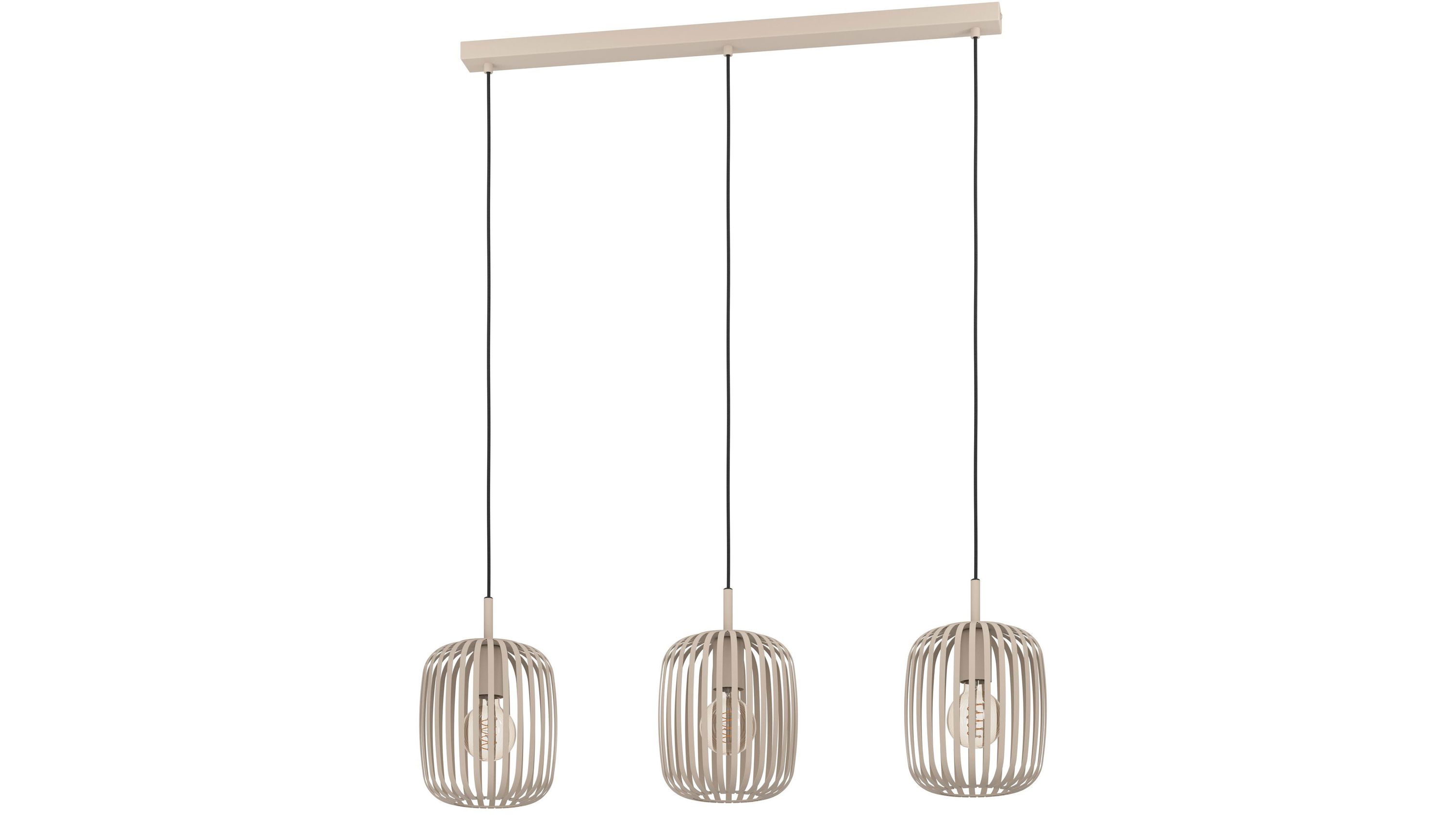 EGLO Hängeleuchte Romazzina sandfarbener Stahl - Länge ca. 90 cm